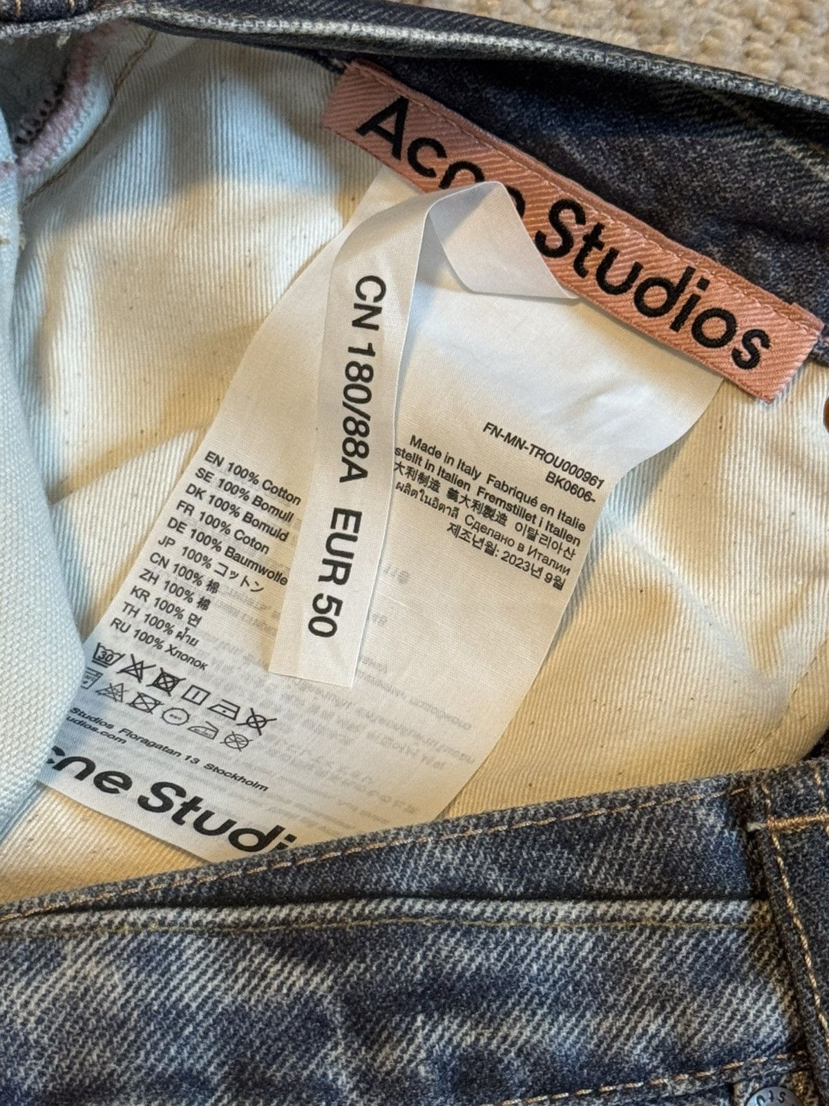 Acne Studios Acne Studios 3D printed jeans Size US 34 / EU 50 - 5 Thumbnail