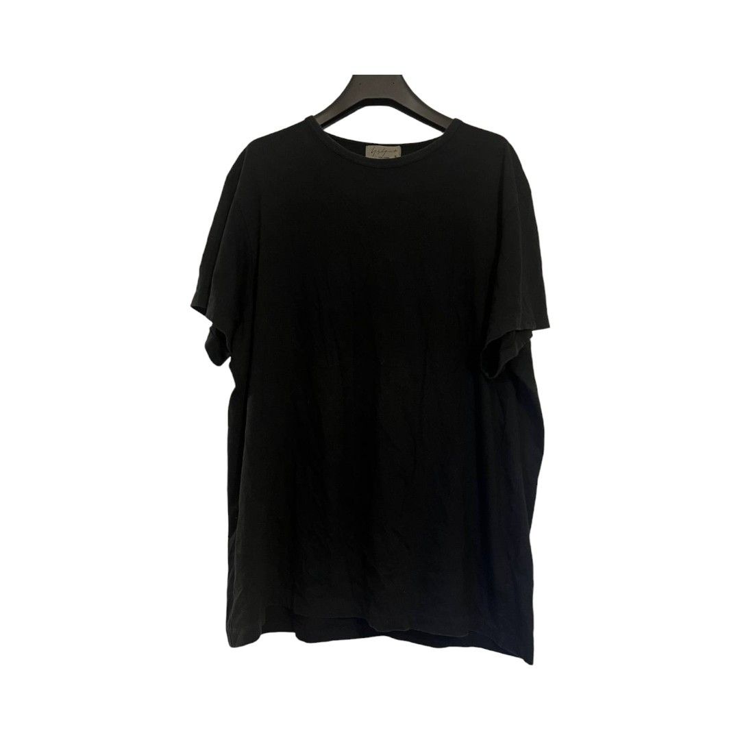Yohji Yamamoto Yohji Yamamoto Pour Homme Blackout T-Shirt Size US L / EU 52-54 / 3 - 1 Thumbnail