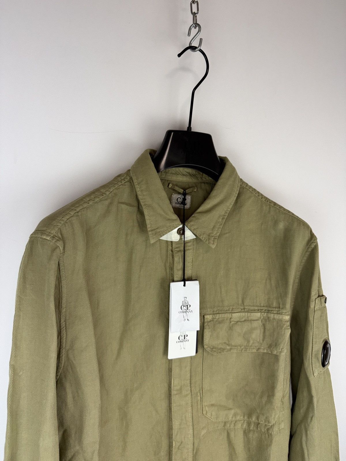 C.P. Company Beige C.P. Company Linen Overshirt (brand new with tags) Size US L / EU 52-54 / 3 - 4 Thumbnail