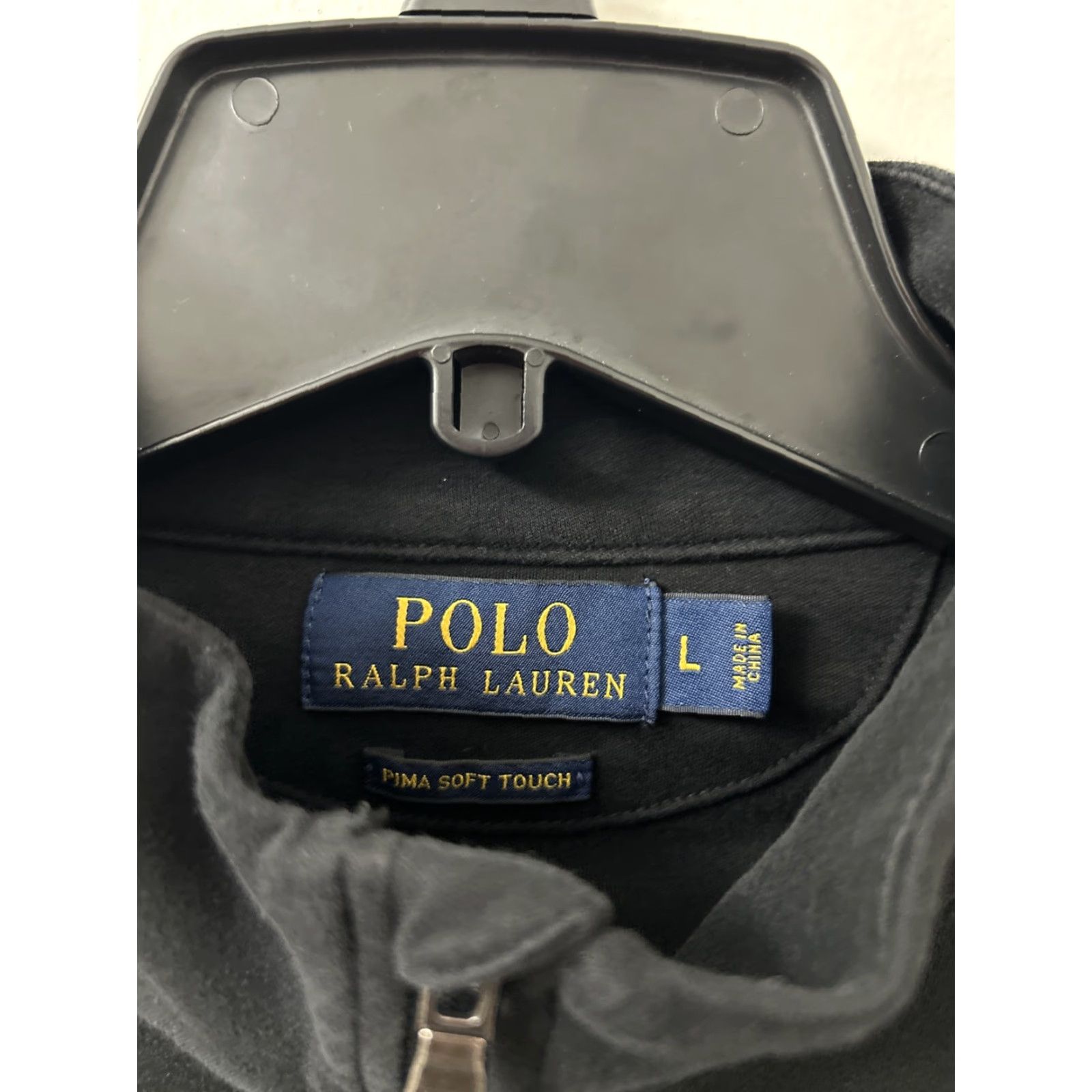 Polo Ralph Lauren Polo Ralph Lauren 1/4 Zip Mens L Black Pullover Sport Sweater Size US L / EU 52-54 / 3 - 5 Thumbnail