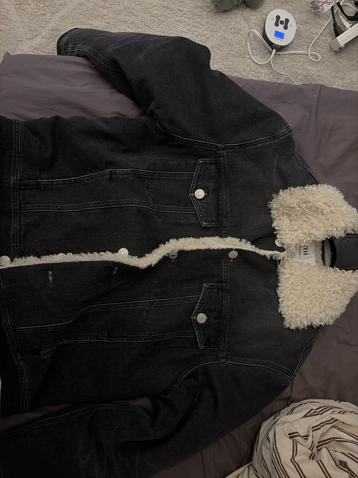 AMI Ami alexandra mattiussi denim jacket Size US L / EU 52-54 / 3 - 3 Thumbnail