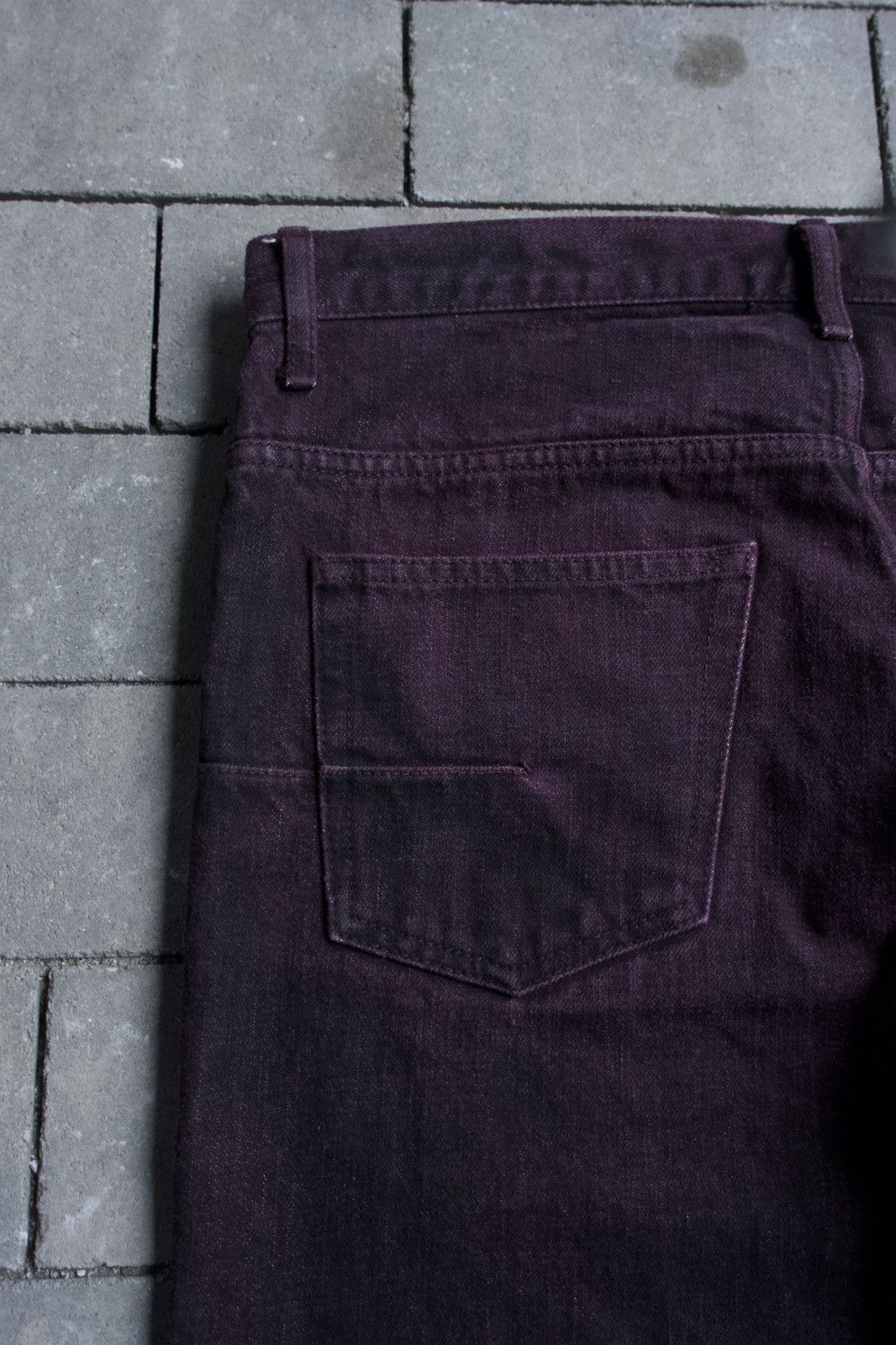 Dior AW08 Dior Blood Burgundy Wax jeans by KVA Waxed Size US 30 / EU 46 - 8 Thumbnail