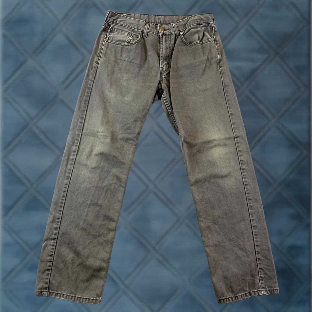 Levi's Levi’s 505 Jeans Mens 32x30 Charcoal Denim Regular Fit Straight Rugged Workwear Jeans Size US 32 / EU 48 - 1 Thumbnail