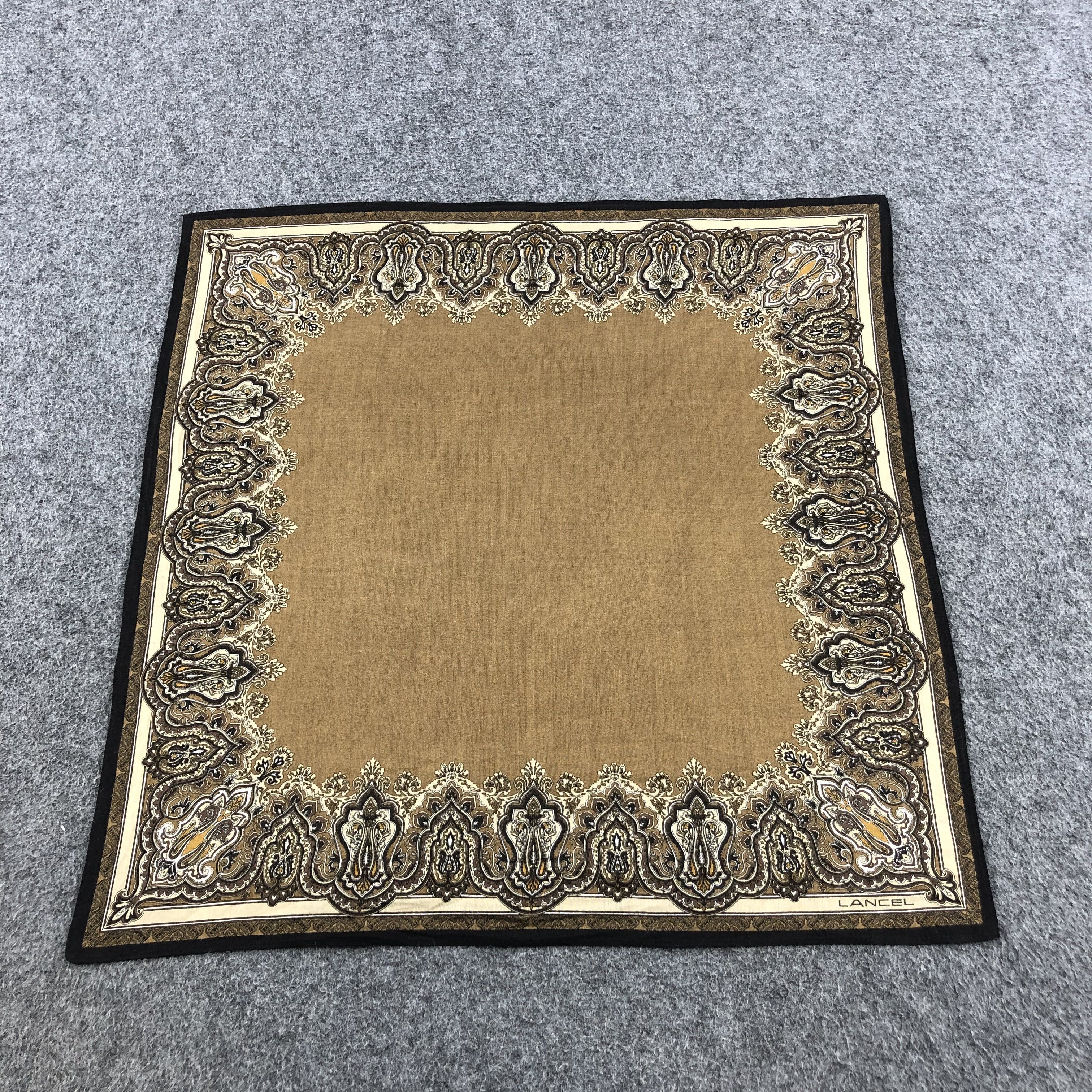 Lancel Lancel Paisley Handkerchief Neckerchief Bandana H1313 Size ONE SIZE - 2 Thumbnail