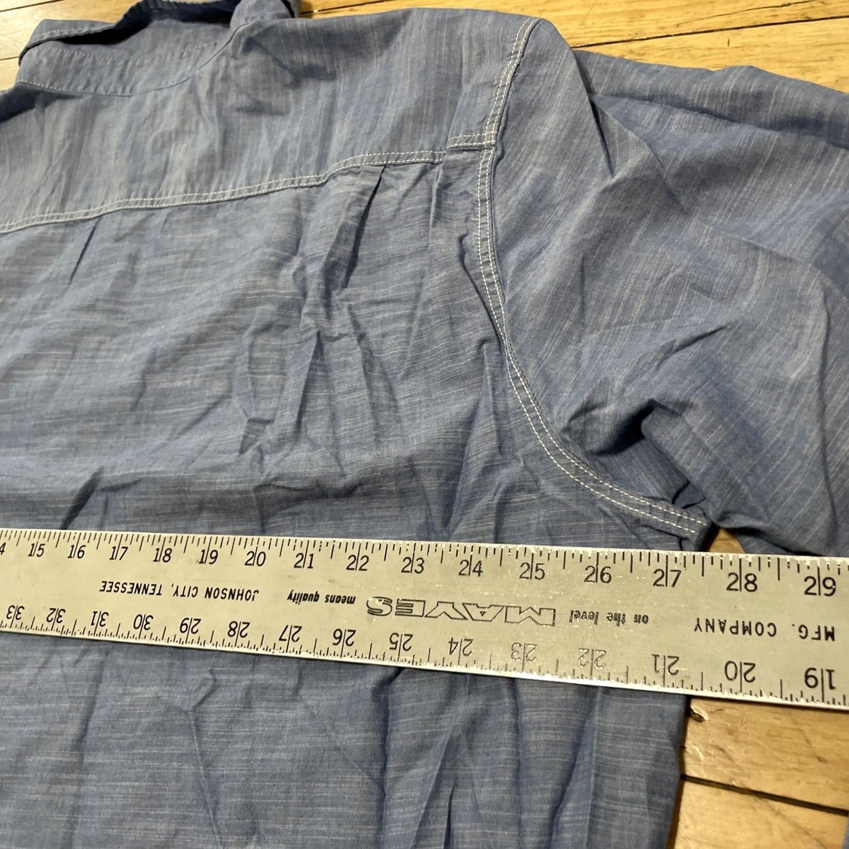 Port Authority Port Authority Button Up Shirt Men 3XL Blue Light Chambray Western Pockets Casual Button-Up Shirt Mens 3XL Blue Chambray Western Capsule Size US XXL / EU 58 / 5 - 7 Thumbnail