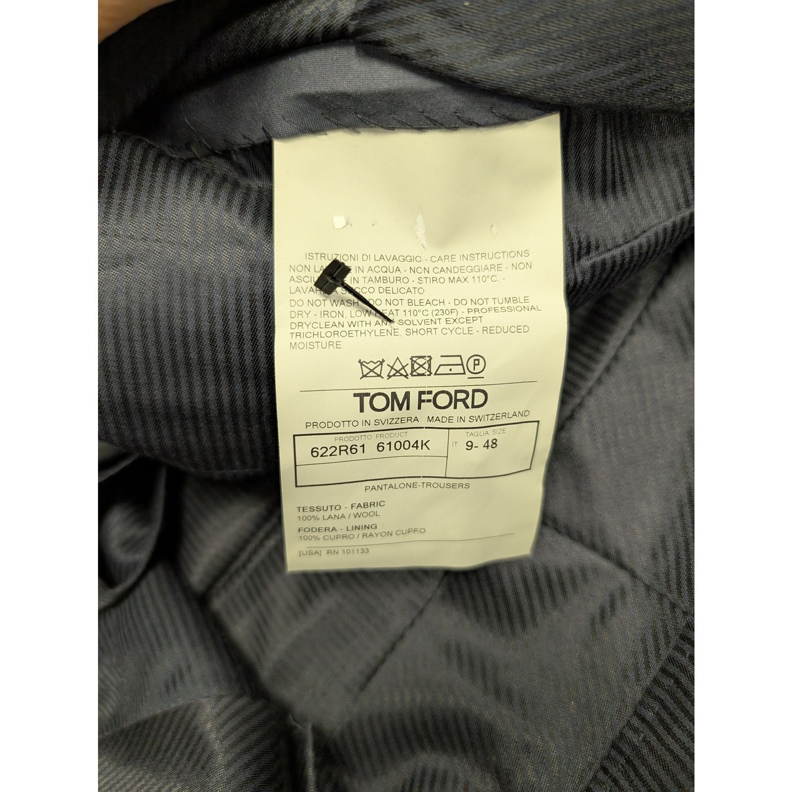 Tom Ford o1rshd1 CC20 Pantalone Trousers Pant in Blue Size US 32 / EU 48 - 13 Thumbnail