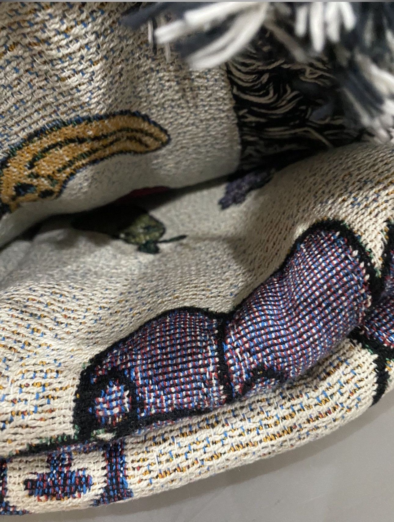 Late Lunch Late Lunch Fruit Collage Woven Blanket Size ONE SIZE - 6 Thumbnail