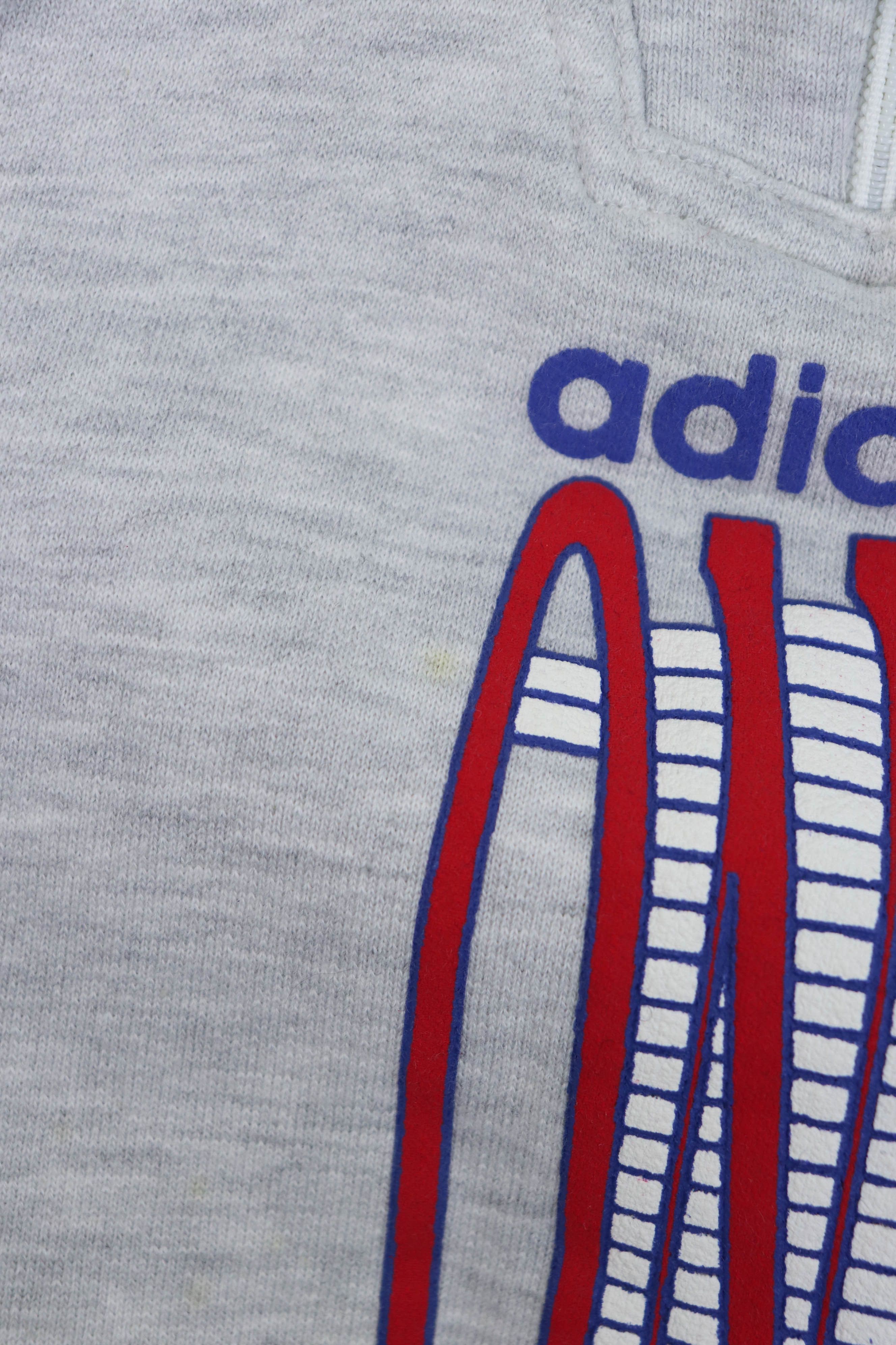 Adidas Adidas 90s Vintage One World Graphics Sweatshirt Size US XL / EU 56 / 4 - 5 Thumbnail