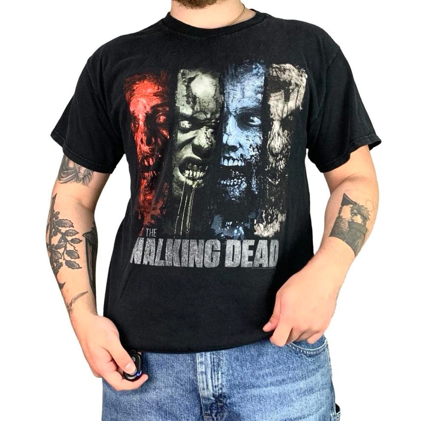 Vintage 2014 The Walking Dead Zombie T-shirt Size US L / EU 52-54 / 3 - 2 Thumbnail