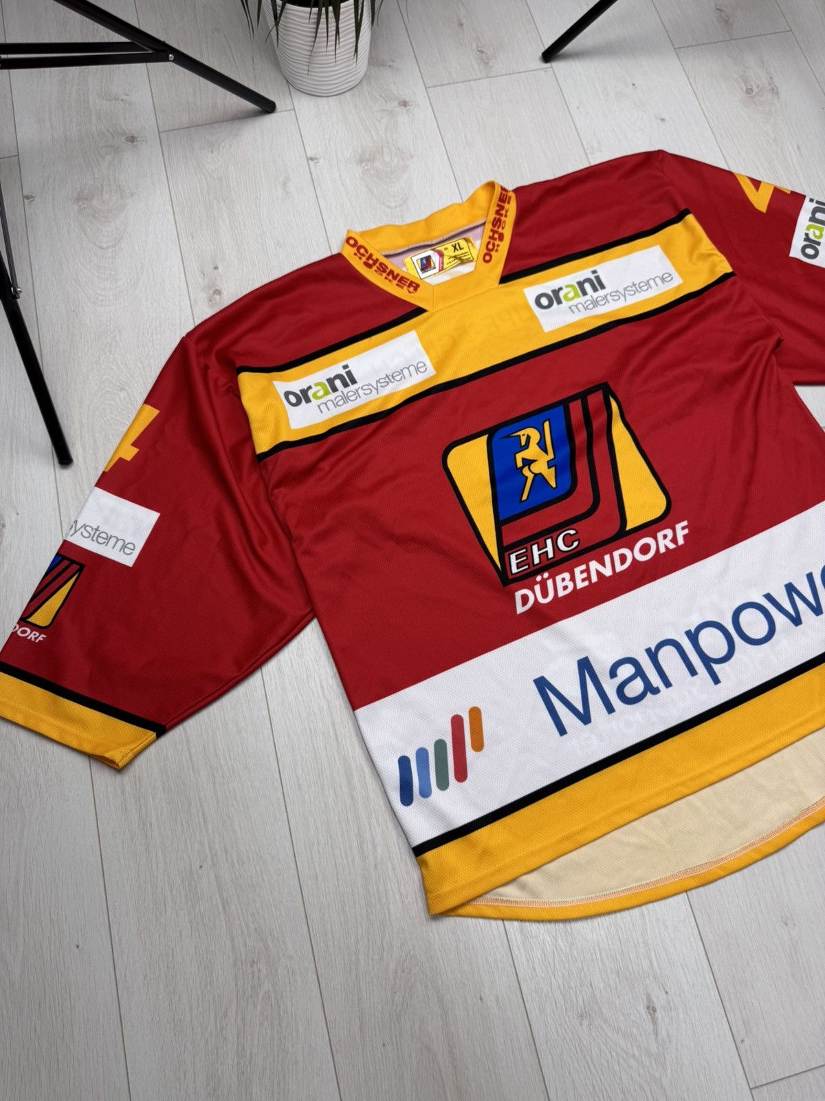 NHL OCHSNER Ehc Dubendorf #4 FRANK Swiss Hockey Jersey Size XL Size US XL / EU 56 / 4 - 2 Thumbnail
