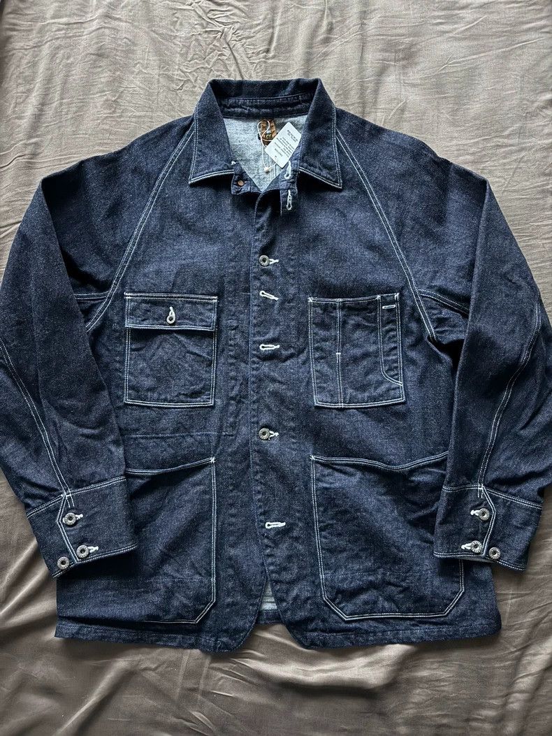 Kapital Kapital Classic 4 Pocket Denim Work Jacket Size US M / EU 48-50 / 2 - 1 Thumbnail