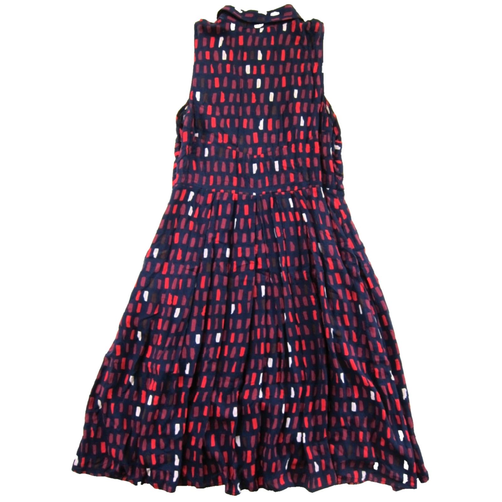 Vintage 11-1-TYLHO Blue Shirt Dress Sleeveless Pocket Button Collar Small Size S / US 4 / IT 40 - 2 Thumbnail