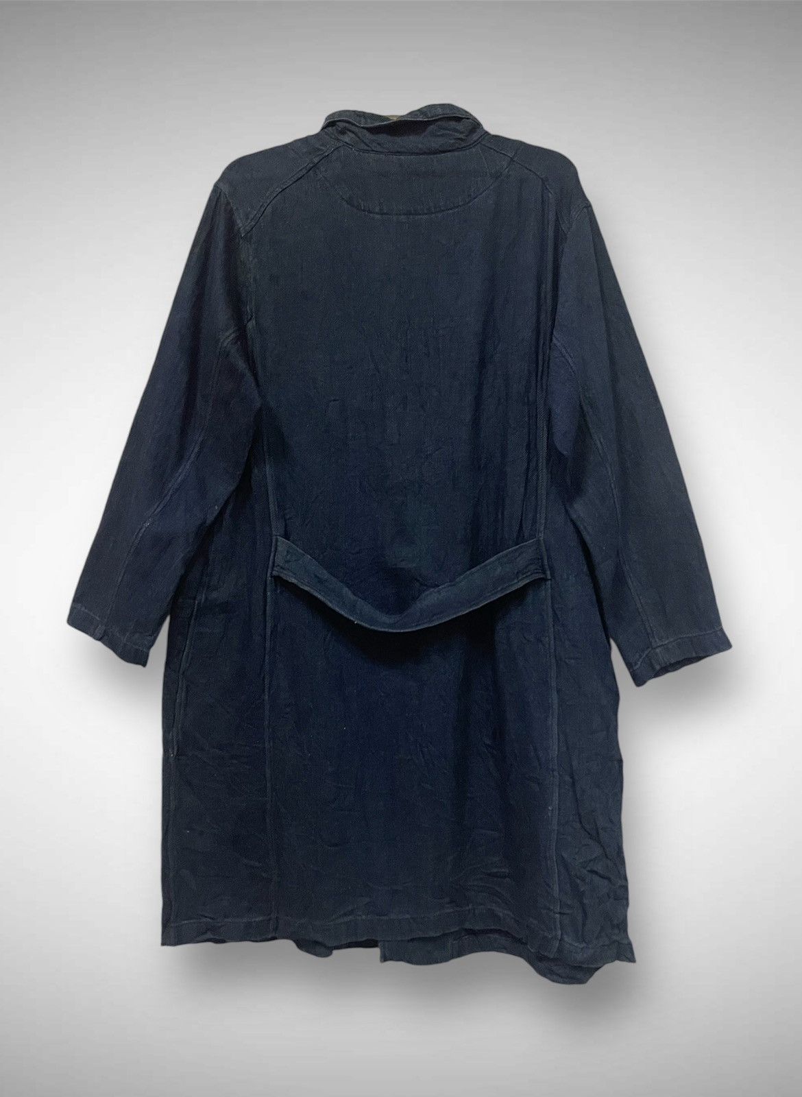Issey Miyake × Japanese Brand Plantation Denim Jacket by Issey Miyake Size L / US 10 / IT 46 - 3 Thumbnail