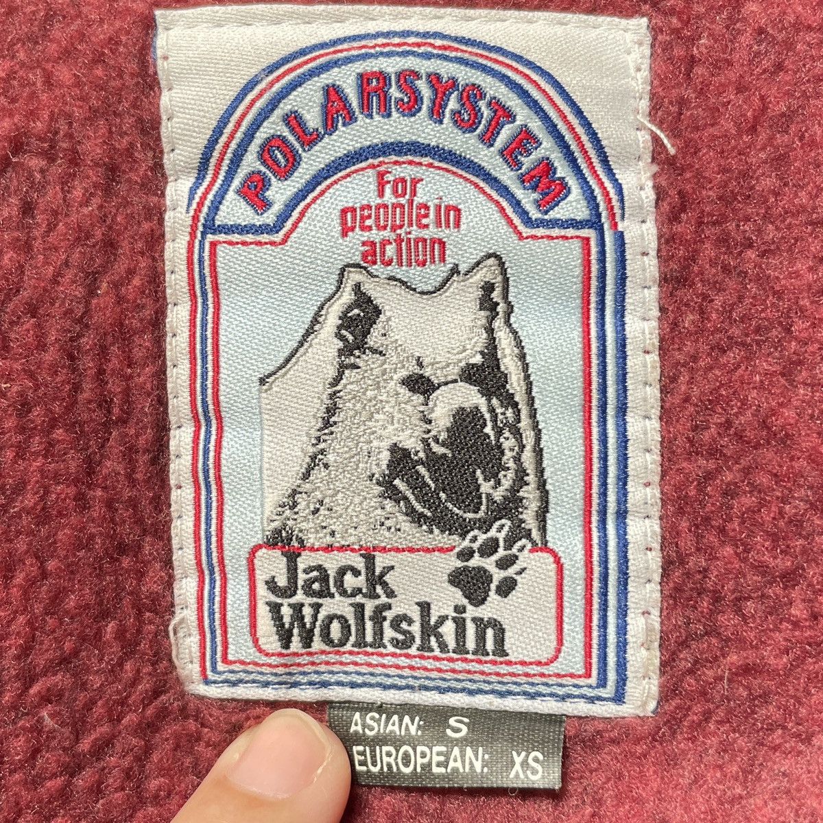 Jack Wolfskin × Vintage Vintage Brand Jack Wolfskin Big Logo Fleece 1990s Size US XS / EU 42 / 0 - 9 Thumbnail
