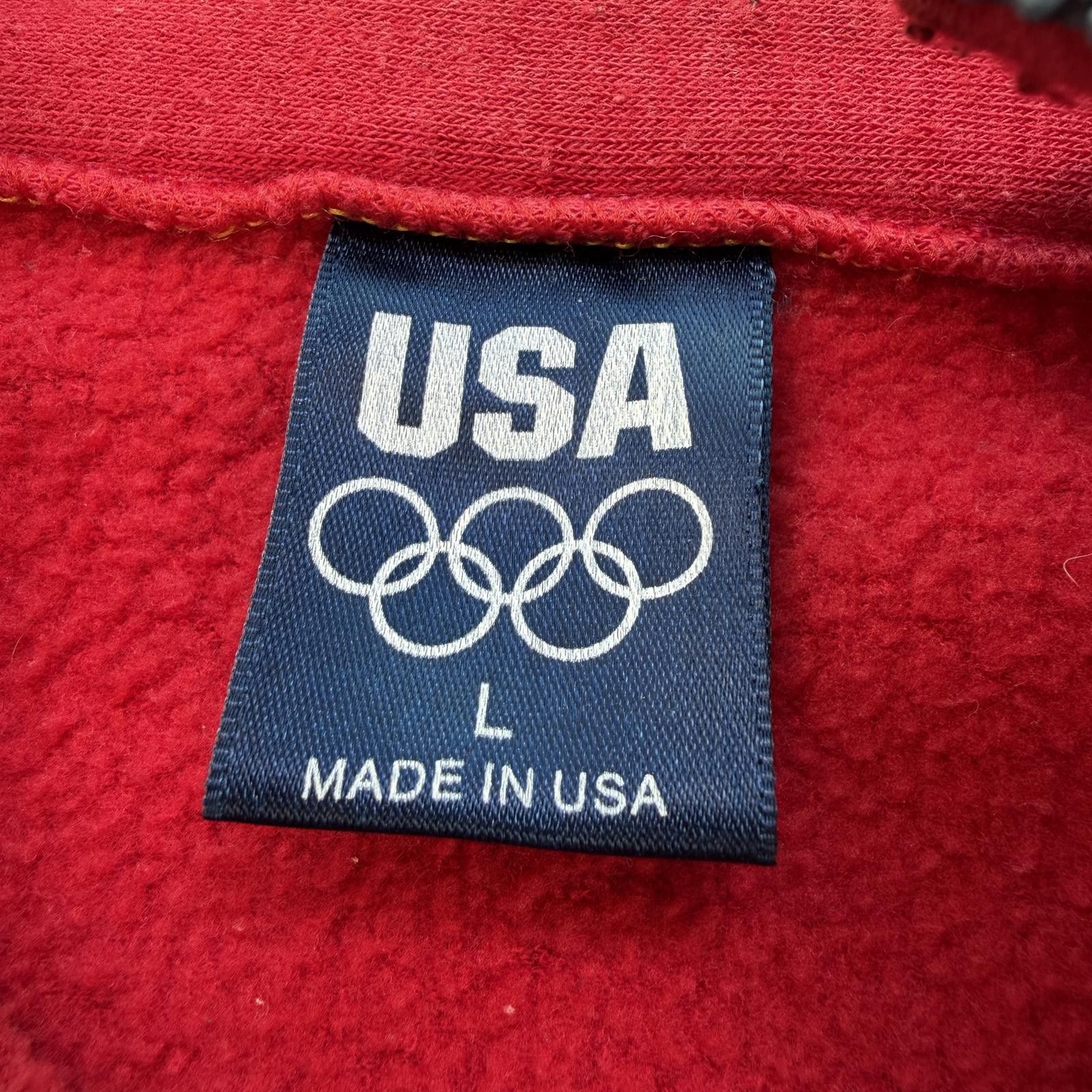 USA Olympics USA Olympic Team 2015 Full Zip Fleece Jacket Red Made USA L Size US L / EU 52-54 / 3 - 3 Thumbnail