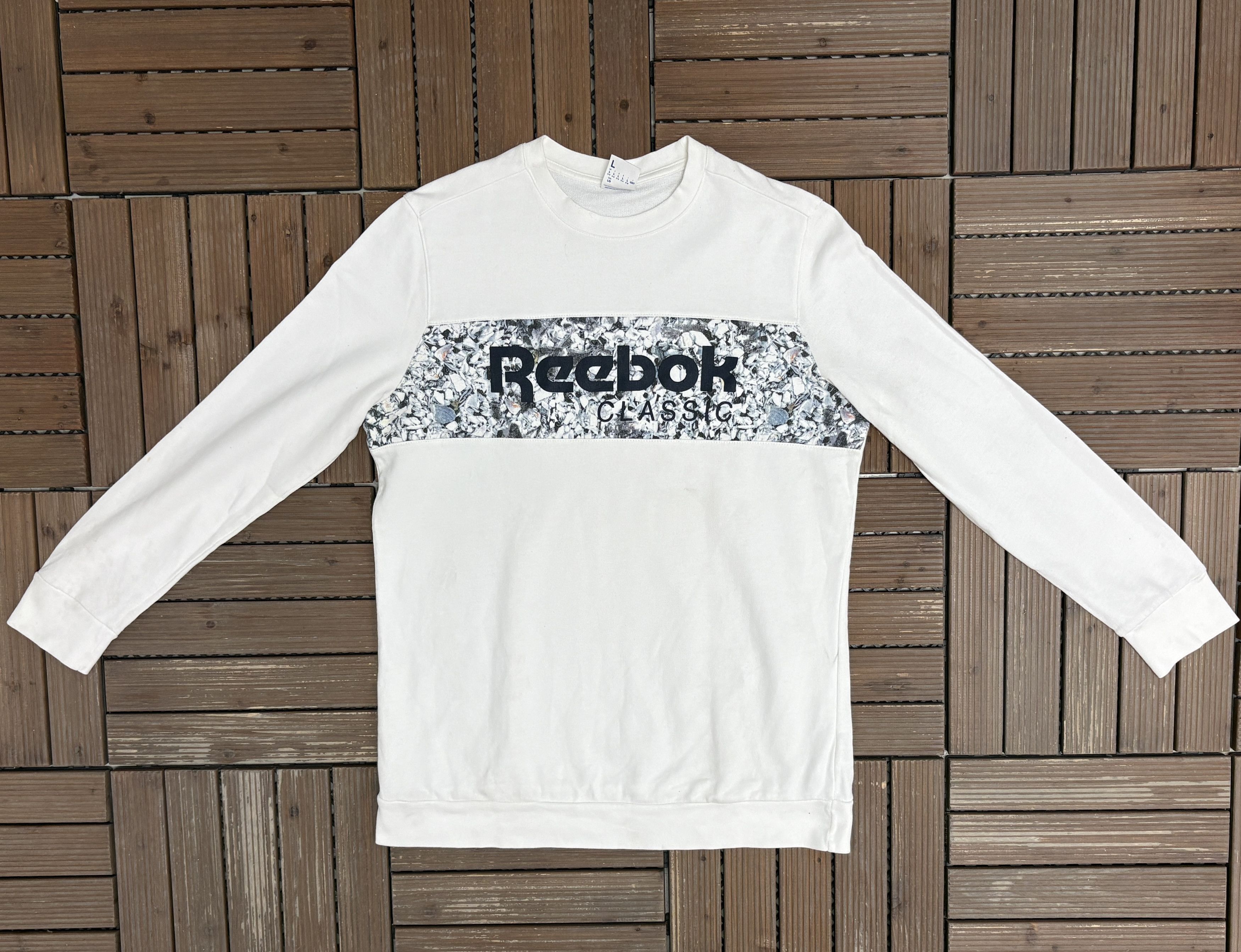 Reebok Reebok Classic White Long Sleeve Shirt Size US L / EU 52-54 / 3 - 5 Thumbnail