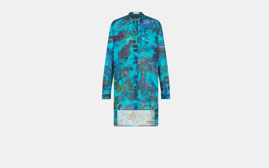 o1w1db10824 Cotton Voile Blouse in Multicolor