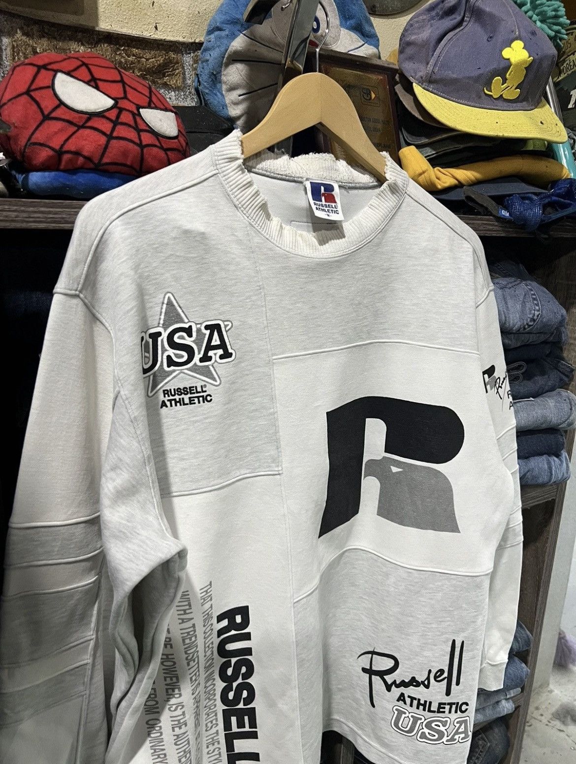 Russell Athletic 🔥Vintage Distressed Russell Athletic Crewneck Sweatshirt Size US M / EU 48-50 / 2 - 12 Thumbnail