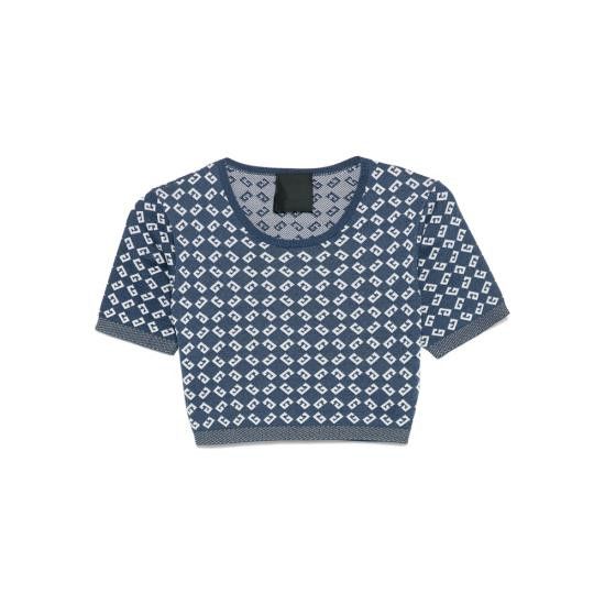 Givenchy GIVENCHY Women Tops BW61EE4ZQ3 457 BLUE Size S / US 4 / IT 40 - 1 Thumbnail