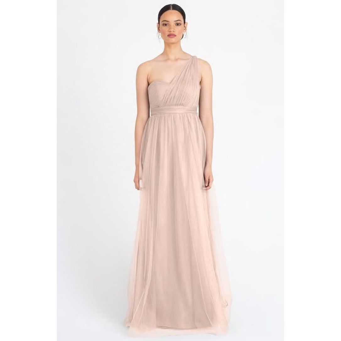 Other NEW Jenny Yoo Annabelle Gown Maxi Dress 18 Blush Pink Prom F Size XXL / US 16-18 / IT 52-54 - 1 Thumbnail