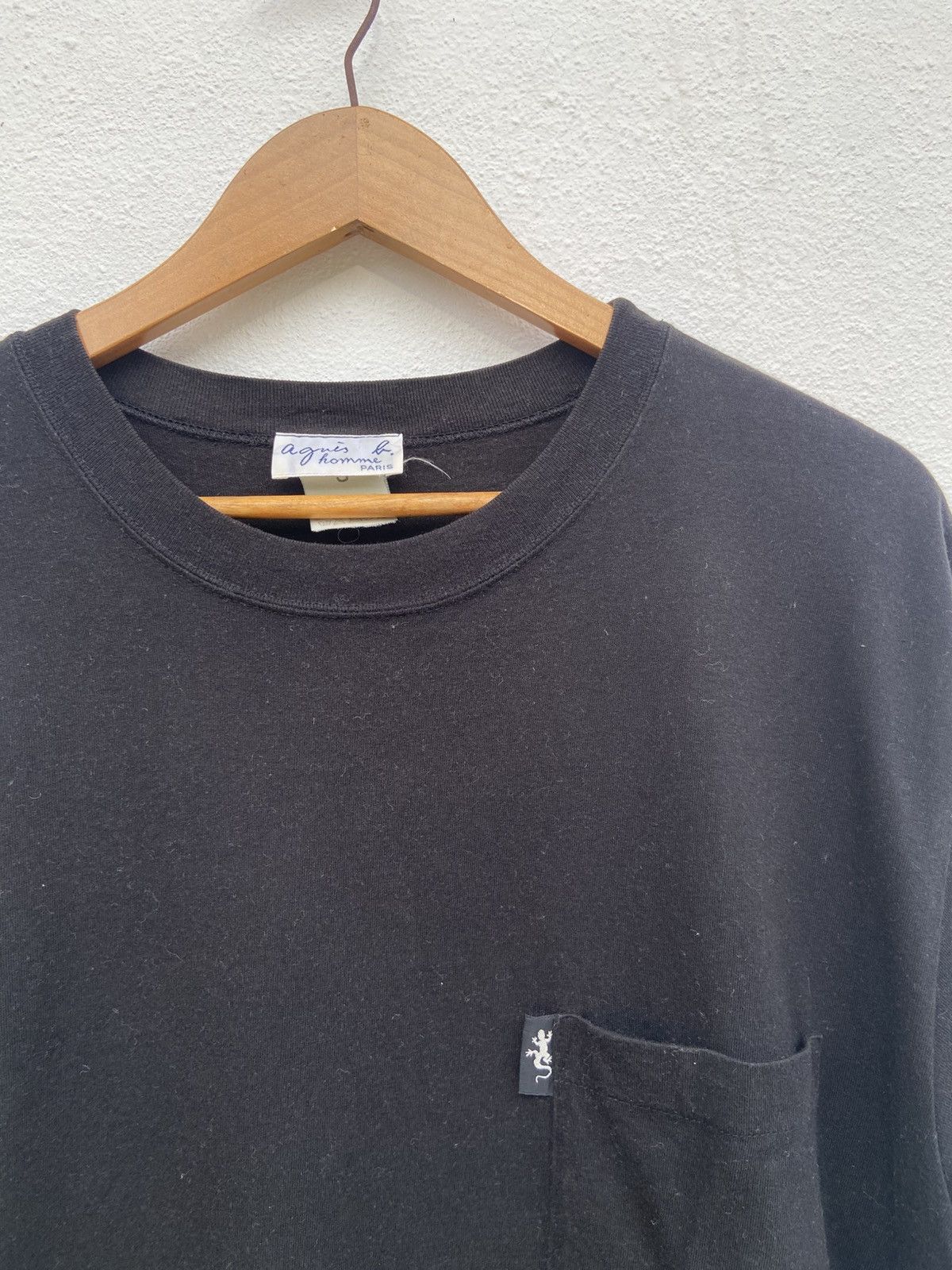 agnes b. Vintage Agnes B t shirt minimalist single pocket Size US L / EU 52-54 / 3 - 3 Thumbnail