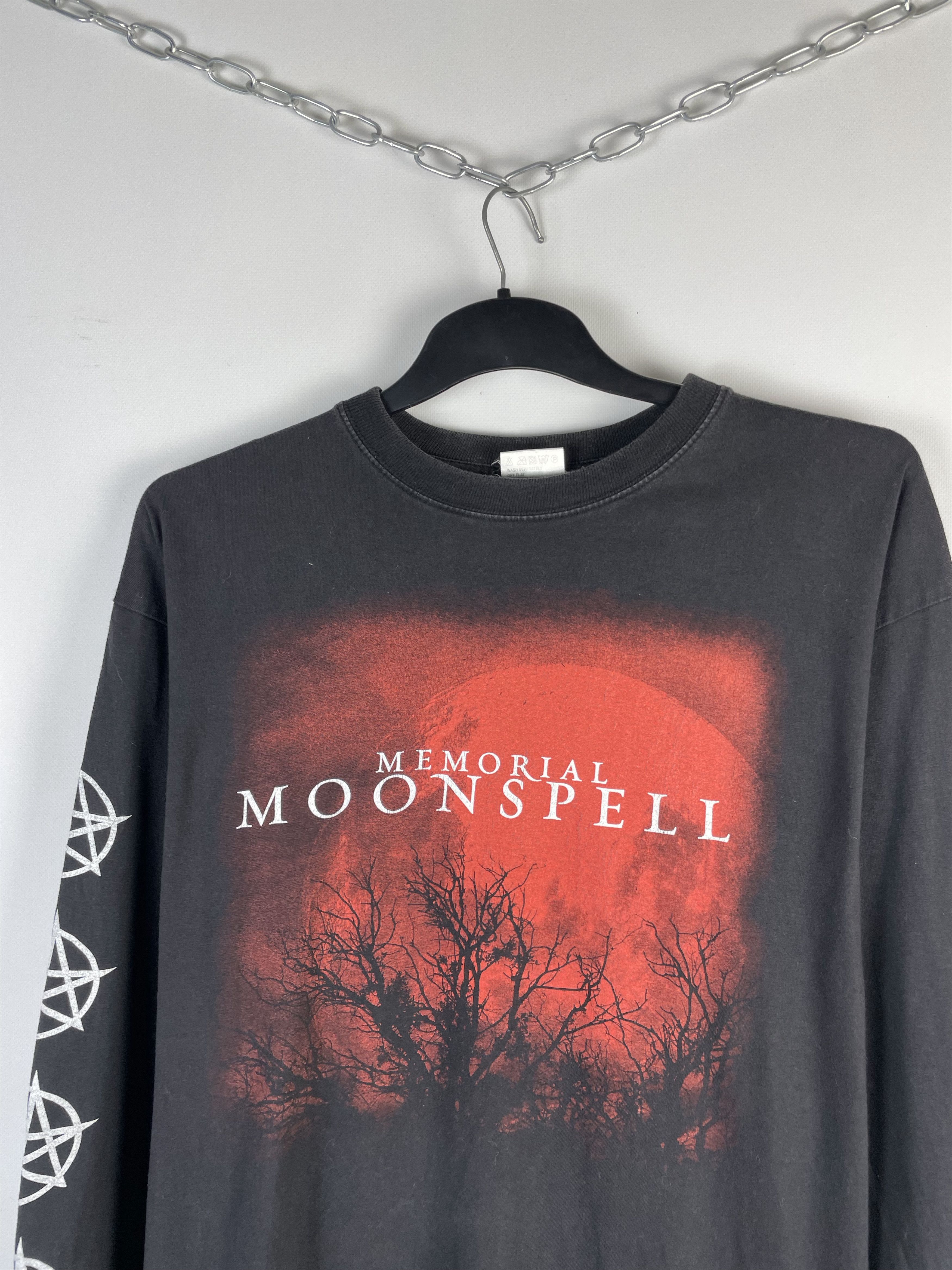 Band Tees × Vintage Vintage Y2K MOONSPELL Long Sleeve Size US XL / EU 56 / 4 - 3 Thumbnail