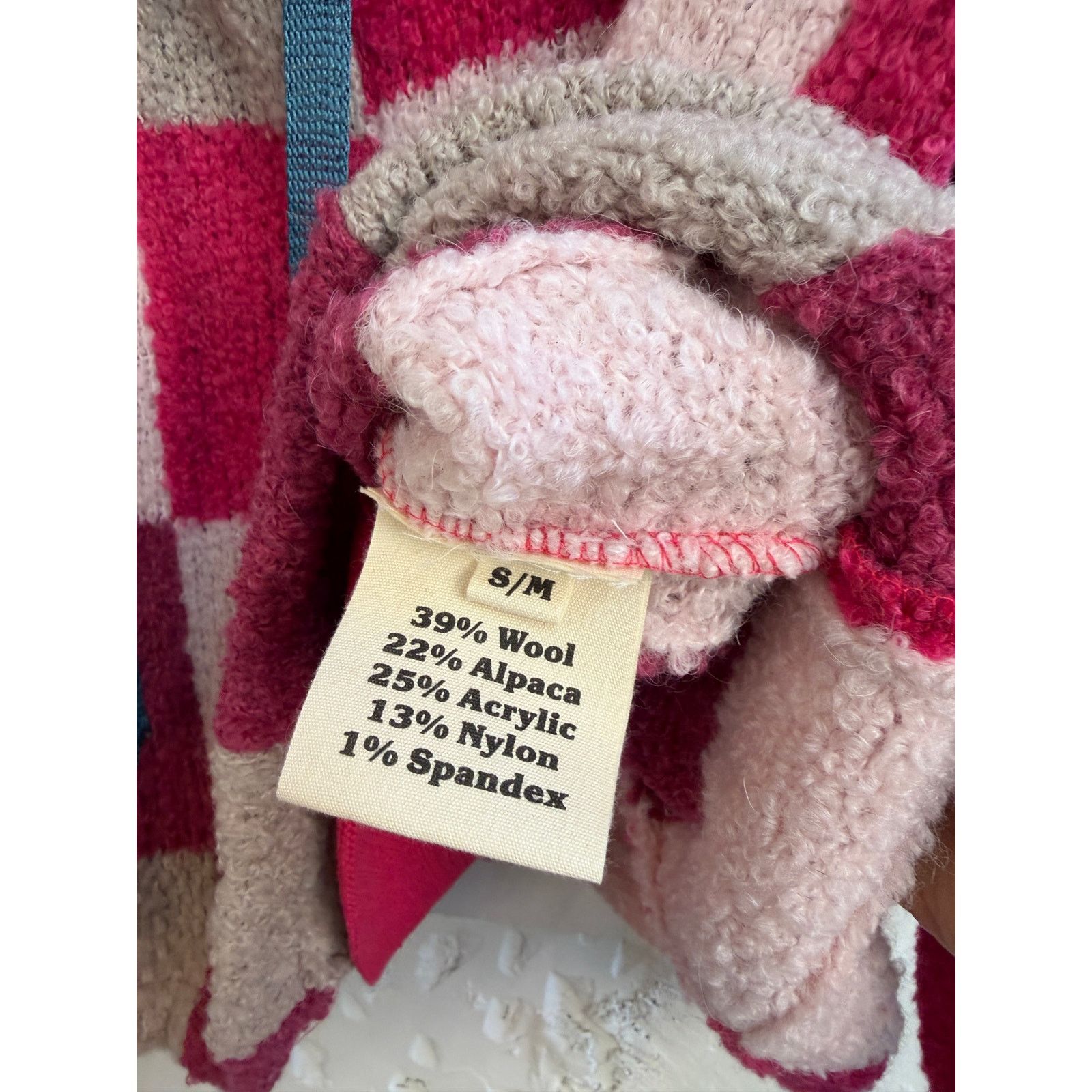 Camp High Camp High Checkered Wool/Alpaca Blend Hoodie Size US M / EU 48-50 / 2 - 3 Thumbnail