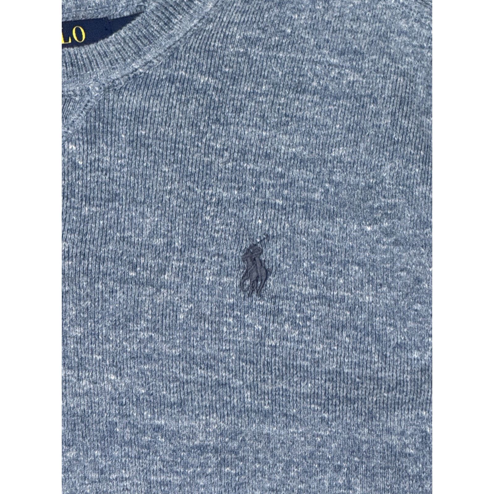 Polo Ralph Lauren Polo Ralph Lauren Sweater Blue Crewneck Pullover Cotton Logo Size US M / EU 48-50 / 2 - 2 Thumbnail