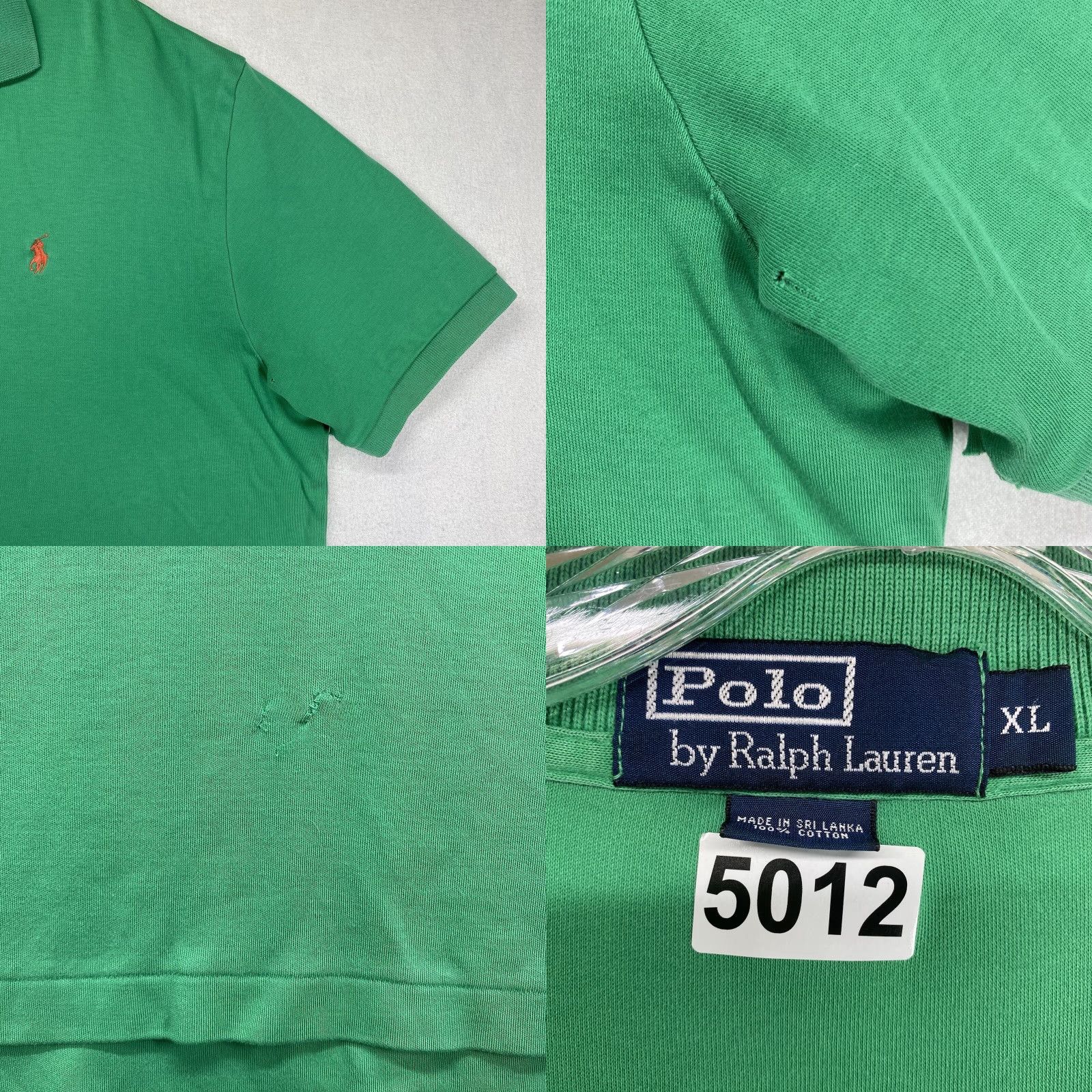 Polo Ralph Lauren VINTAGE Ralph Lauren Polo Shirt Men’s XL Green Short Sleeve Classic Logo Golf 100% Cotton Size US XL / EU 56 / 4 - 8 Thumbnail