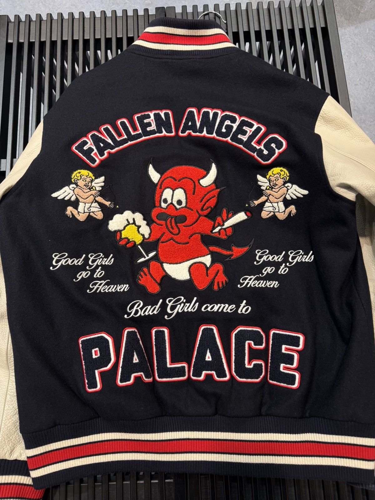 Palace Size M - Palace Fallen Angels Varsity Jacket Size US M / EU 48-50 / 2 - 5 Thumbnail