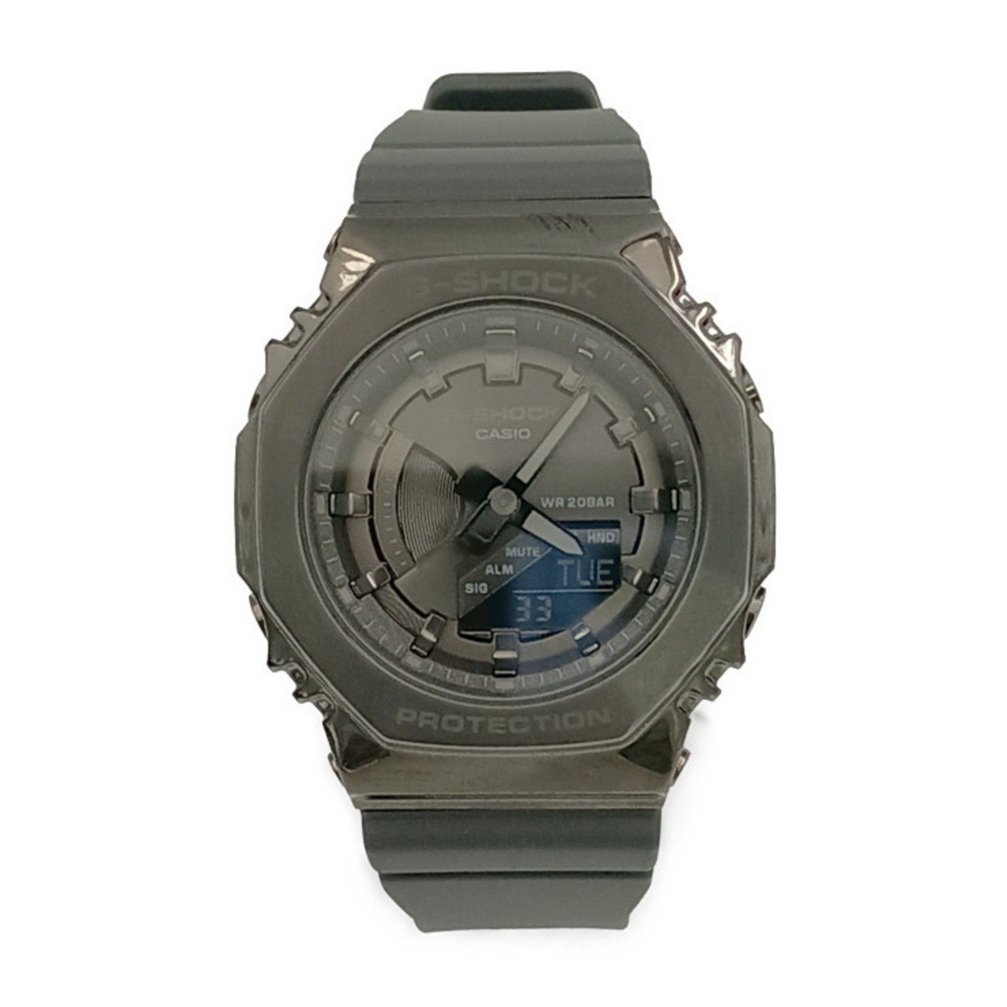 Casio Watch G-Shock G-Shock Gm-S2100B-8Ajf Black Resin Stainless Steel Women's Quartz Analog Digital