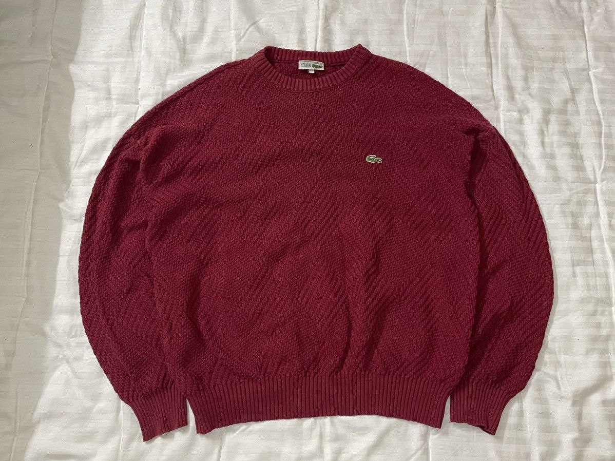 Lacoste Vintage Lacoste Knitted Sweater Size US XL / EU 56 / 4 - 1 Thumbnail