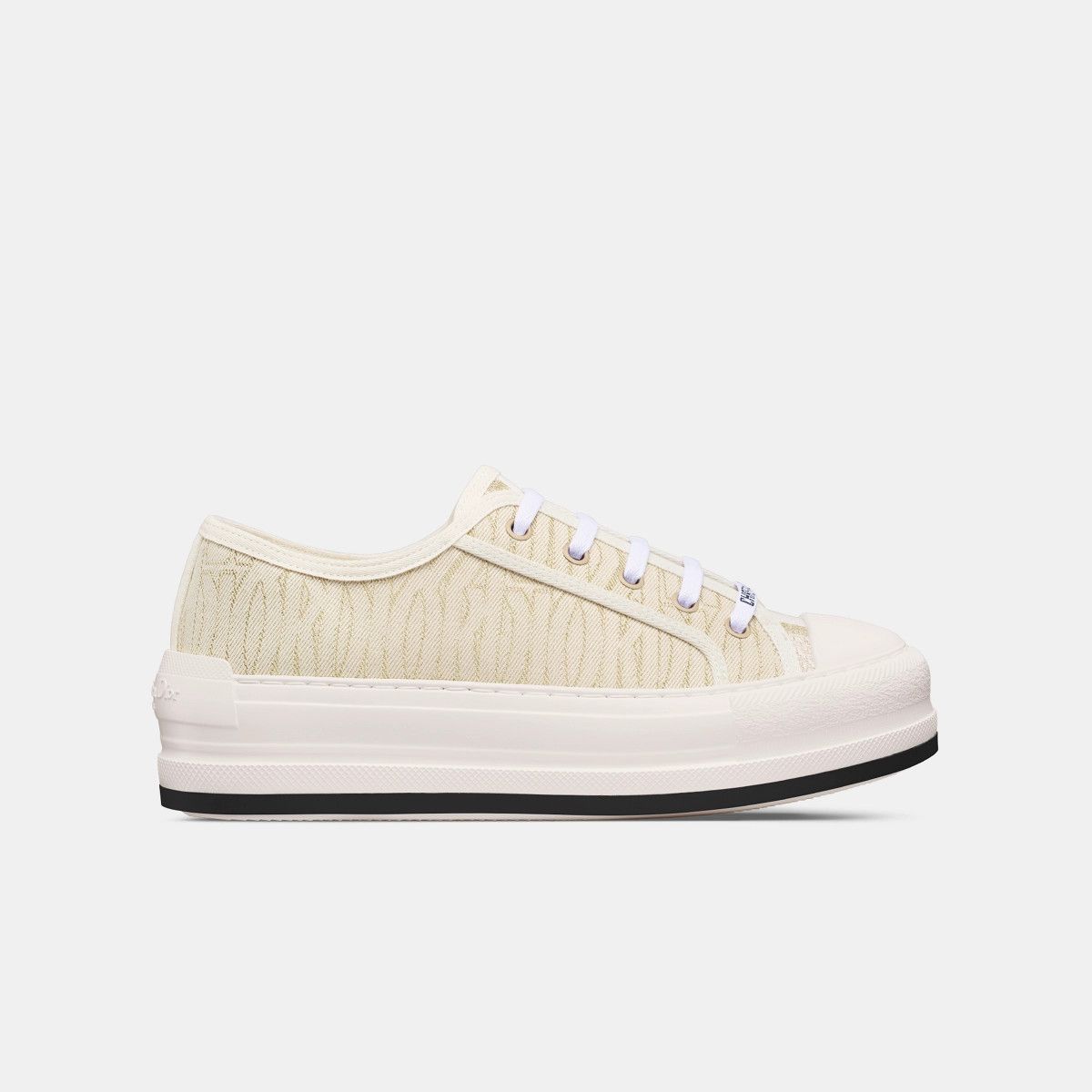 o1bcso1str0226 Walk'n Dior Platform Sneaker in White