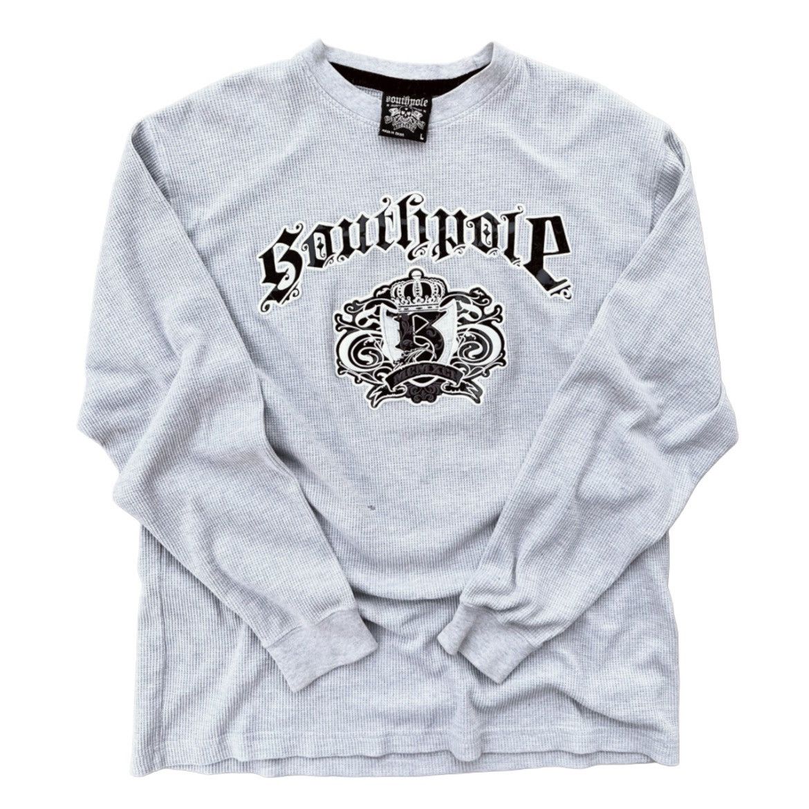 Southpole × Vintage RARE Vintage Y2K SouthPole Spell-out Thermal Shirt Size US L / EU 52-54 / 3 - 1 Thumbnail
