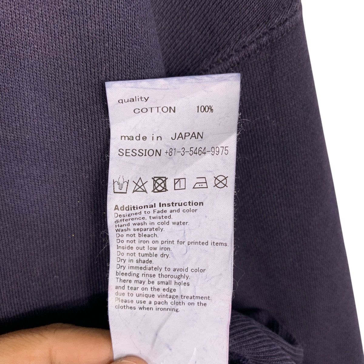 Japanese Brand NAVY CREW Big Logo R JUBILEE Sweatshirts #1758-C78 Size US M / EU 48-50 / 2 - 13 Thumbnail