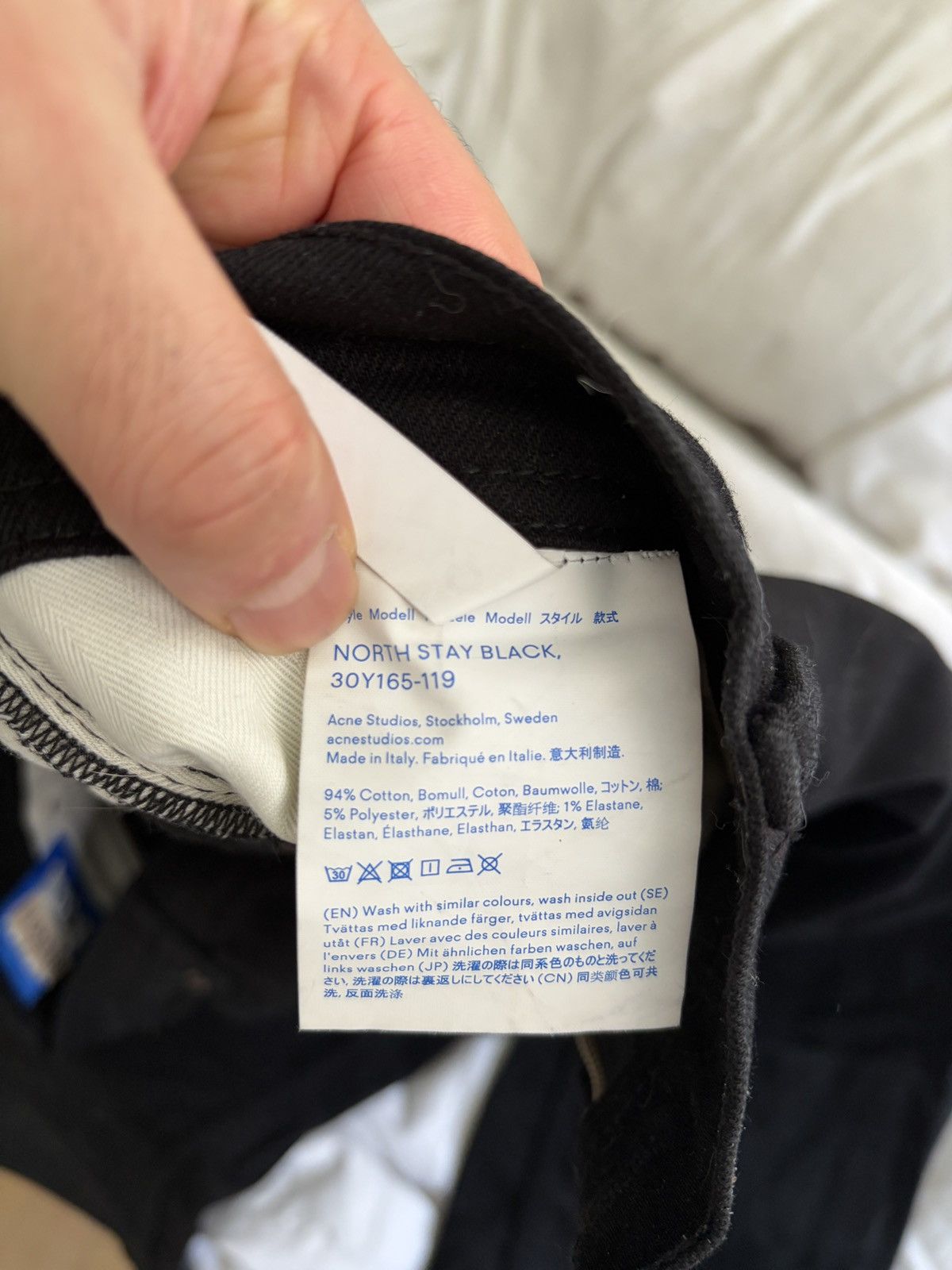 Acne Studios Acne stay black jeans Size US 31 - 5 Thumbnail