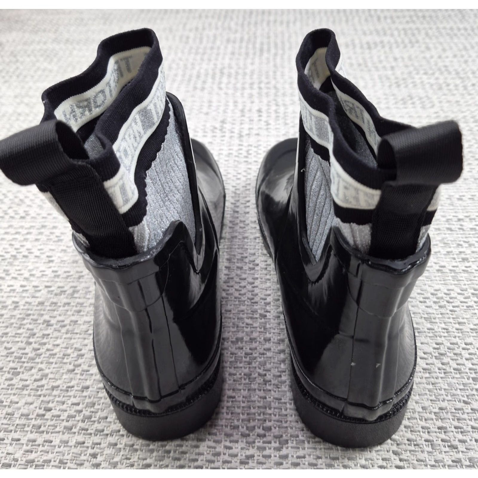 Tretorn Tretorn Rain Boots Womens Size 7 Black Ankle Rubber Waterproof Slip Resistant Size US 7 / IT 37 - 6 Thumbnail
