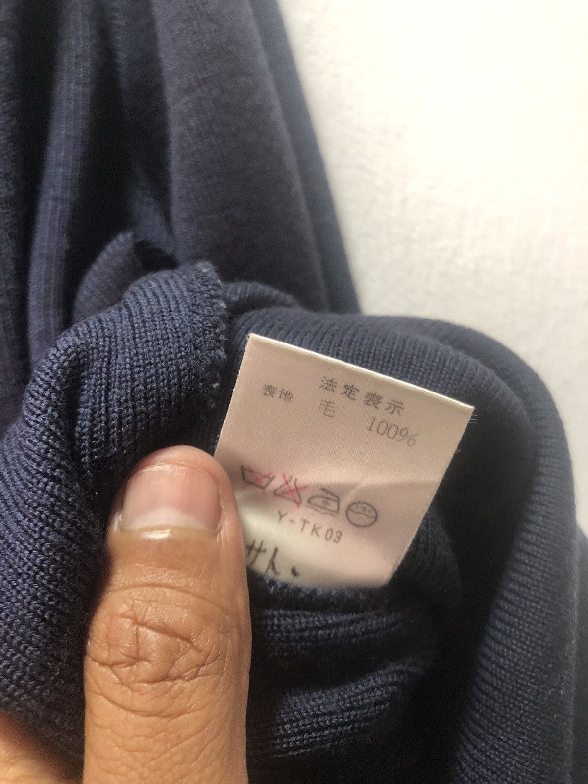 Christian Dior Monsieur CHRISTIAN DIOR Maxi Dress Turtleneck Knitwear Wool Hide Logo Size M / US 6-8 / IT 42-44 - 5 Thumbnail