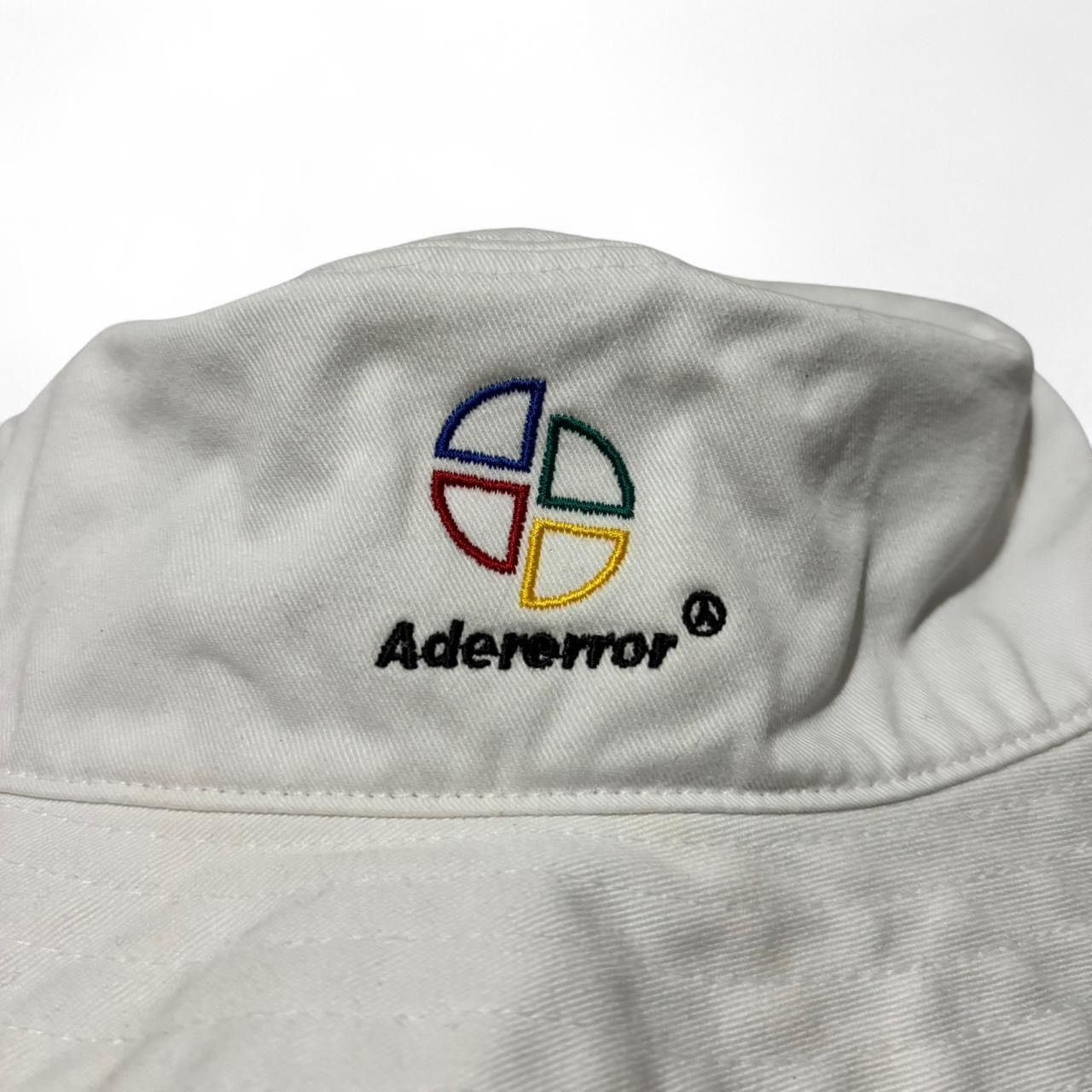 Ader Error Ader Error FW18 White Embroidered Logo Bucket Hat Size ONE SIZE - 2 Thumbnail