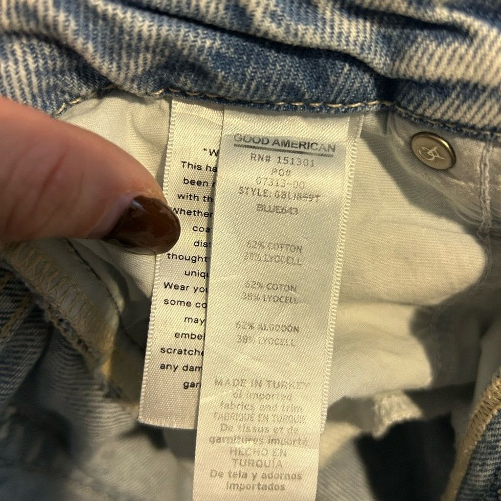 Good American Good American High Rise Light Denim Jeans Size 30" / US 8 / IT 44 - 3 Thumbnail