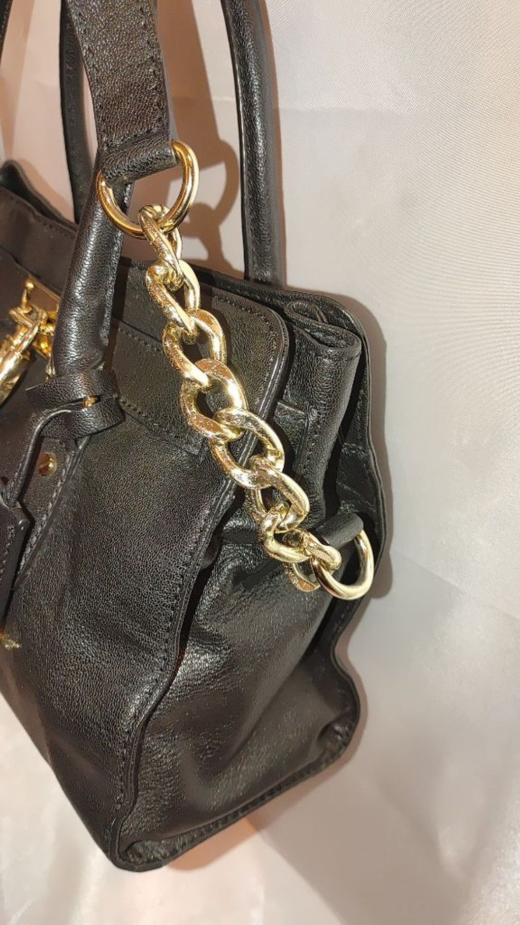 Michael Kors Michael Kors Hamilton Pebbled Leather Satchel Size ONE SIZE - 4 Thumbnail