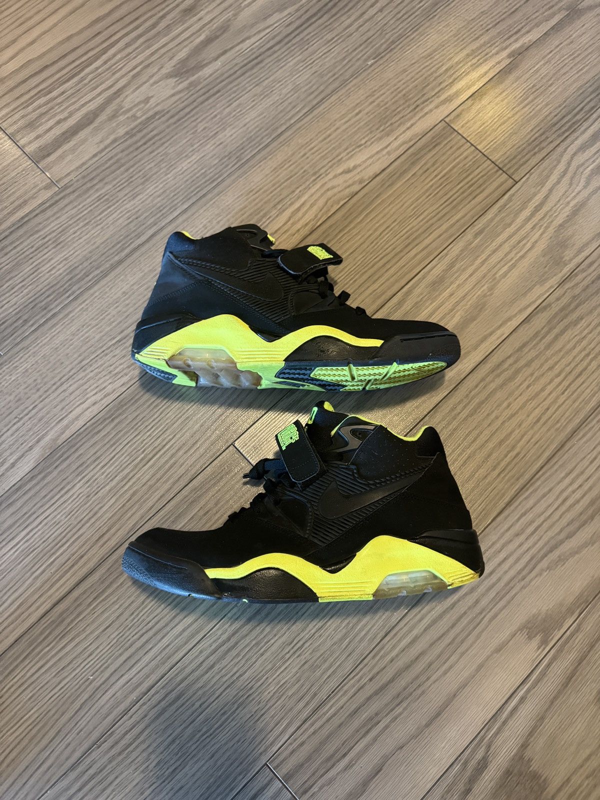 Nike Nike Air Force 180 ‘Black Volt” 2012 Size US 11.5 / EU 44-45 - 4 Thumbnail