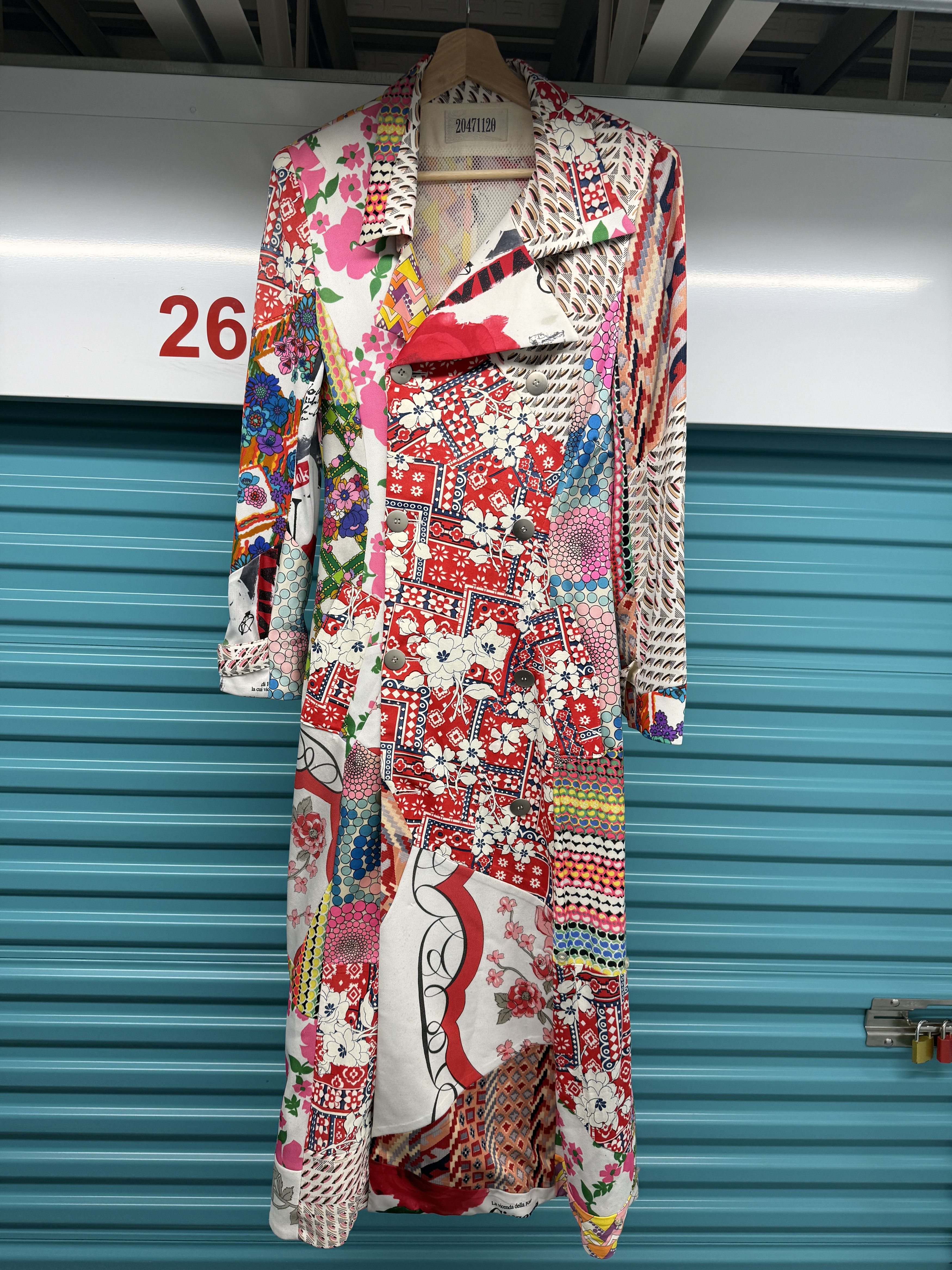 20471120 Patchwork Floral Coat Size US XS / EU 42 / 0 - 1 Thumbnail