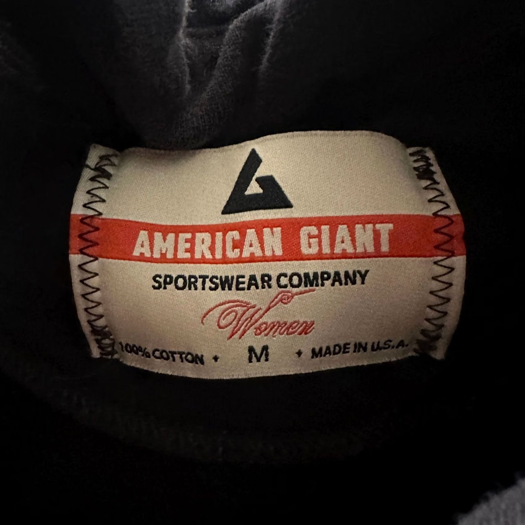 Vintage VINTAGE American Giant Jacket Womens M Black Full Zip Cotton Sweatshirt Heavyweight Size M / US 6-8 / IT 42-44 - 4 Thumbnail