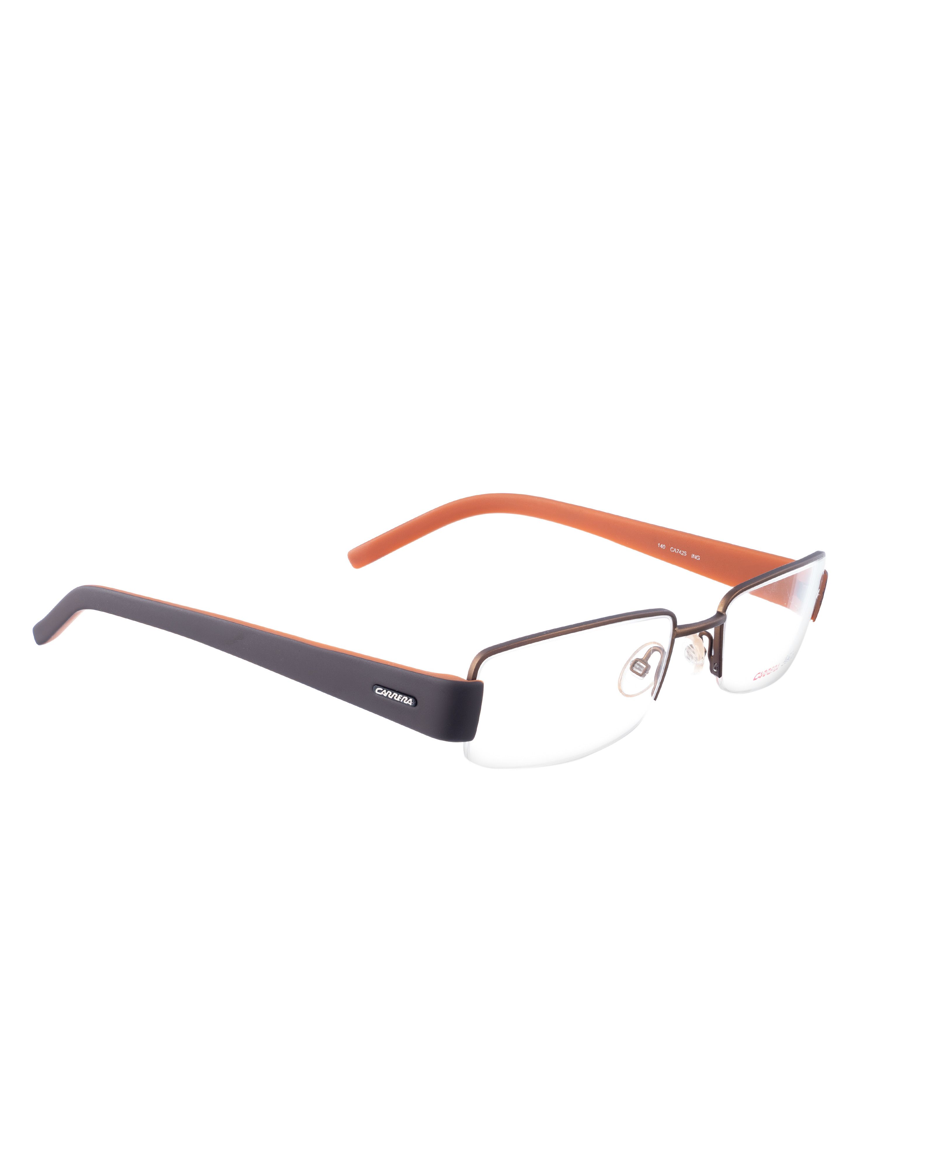 Carrera Carrera 00s Orange & Brown Matte Half Rim Glasses Size ONE SIZE - 2 Thumbnail