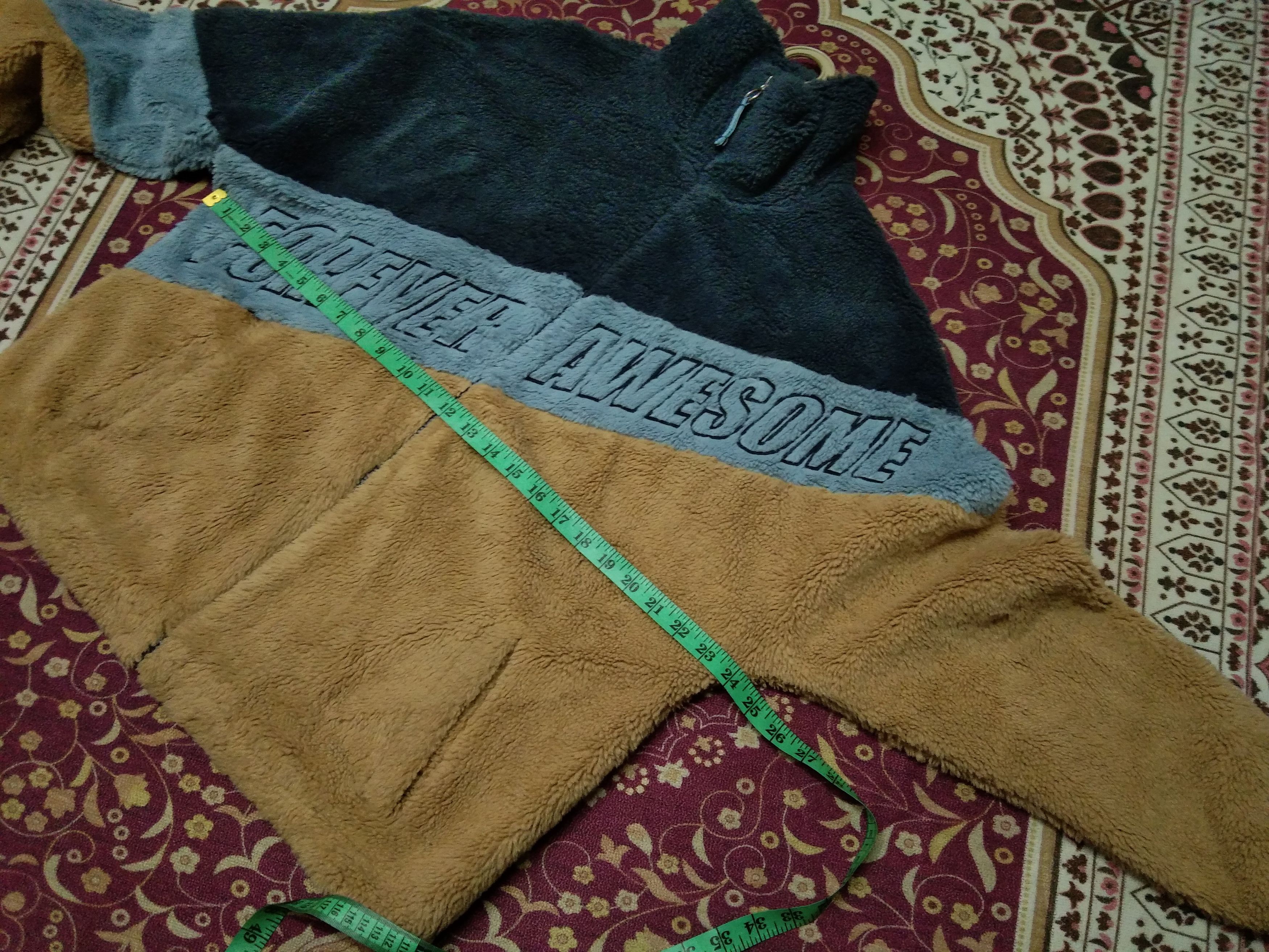 Bershka × Japanese Brand FOREVER AWESOME COLOURBLOCK SHERPA JACKET Size US L / EU 52-54 / 3 - 9 Thumbnail