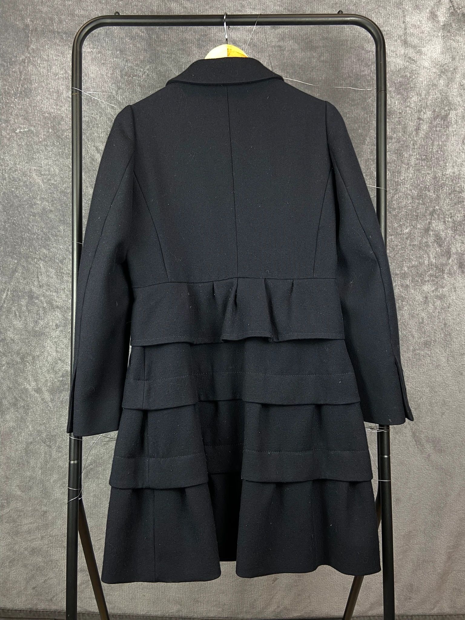 Moschino Moschino navy wool coat L luxury designer piece Size L / US 10 / IT 46 - 3 Thumbnail