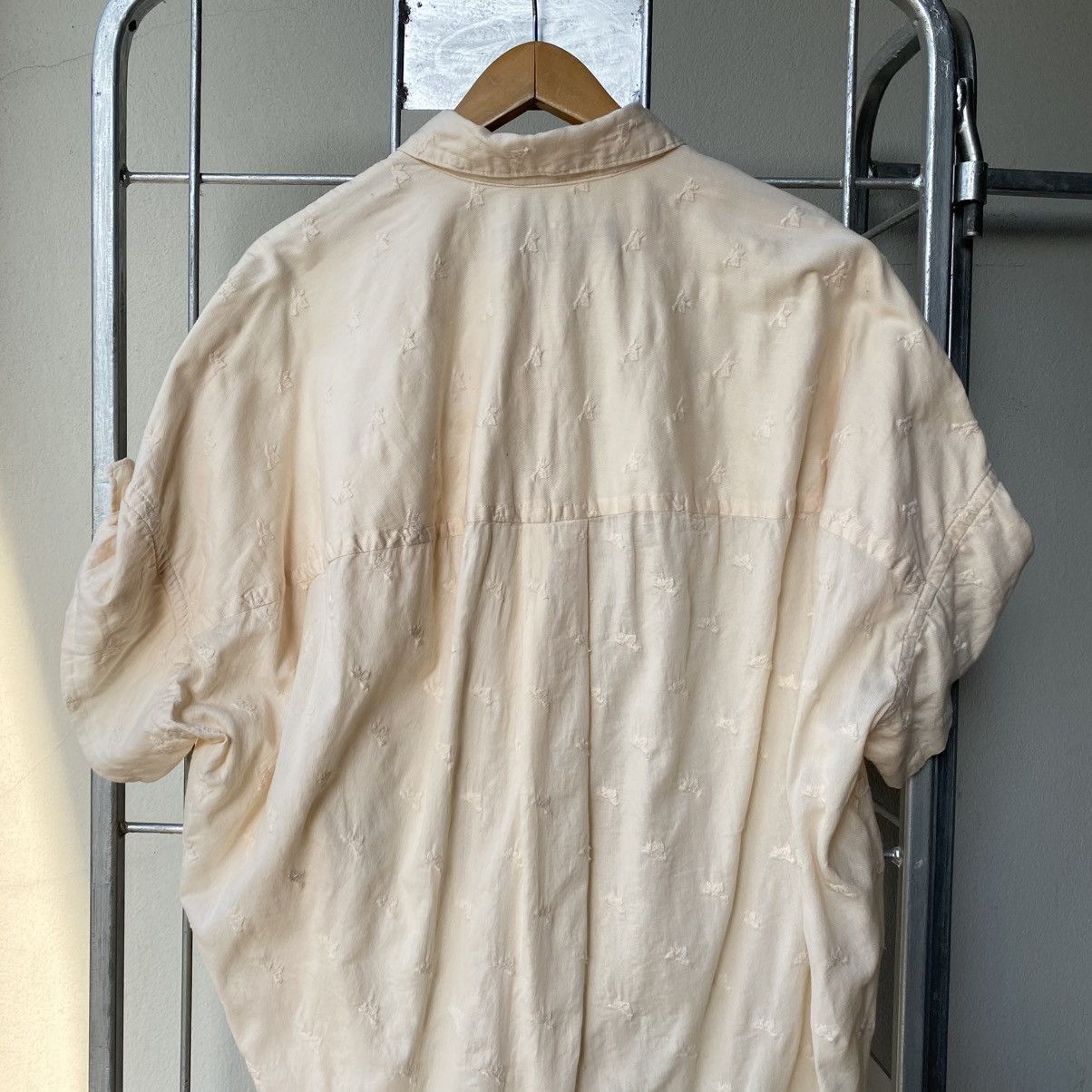 mercibeaucoup Mercibeaucoup, Peach Oversized Button-Down Shirt with Pocket Size XL / US 12-14 / IT 48-50 - 14 Thumbnail