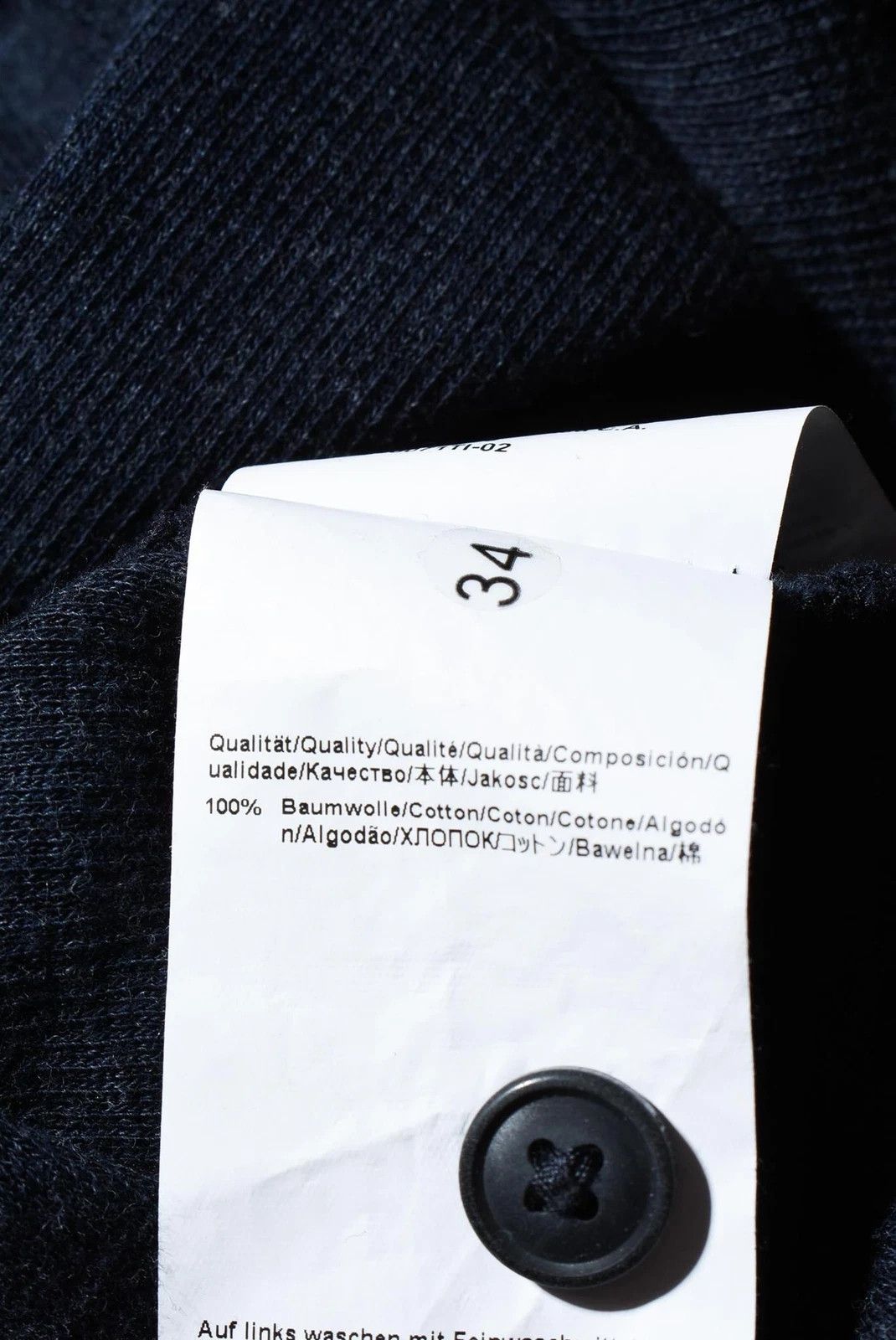 Hugo Boss BOSS Hugo Boss Slim Fit Long Sleeve Polo Shirt Navy Size XL Size US XL / EU 56 / 4 - 5 Thumbnail