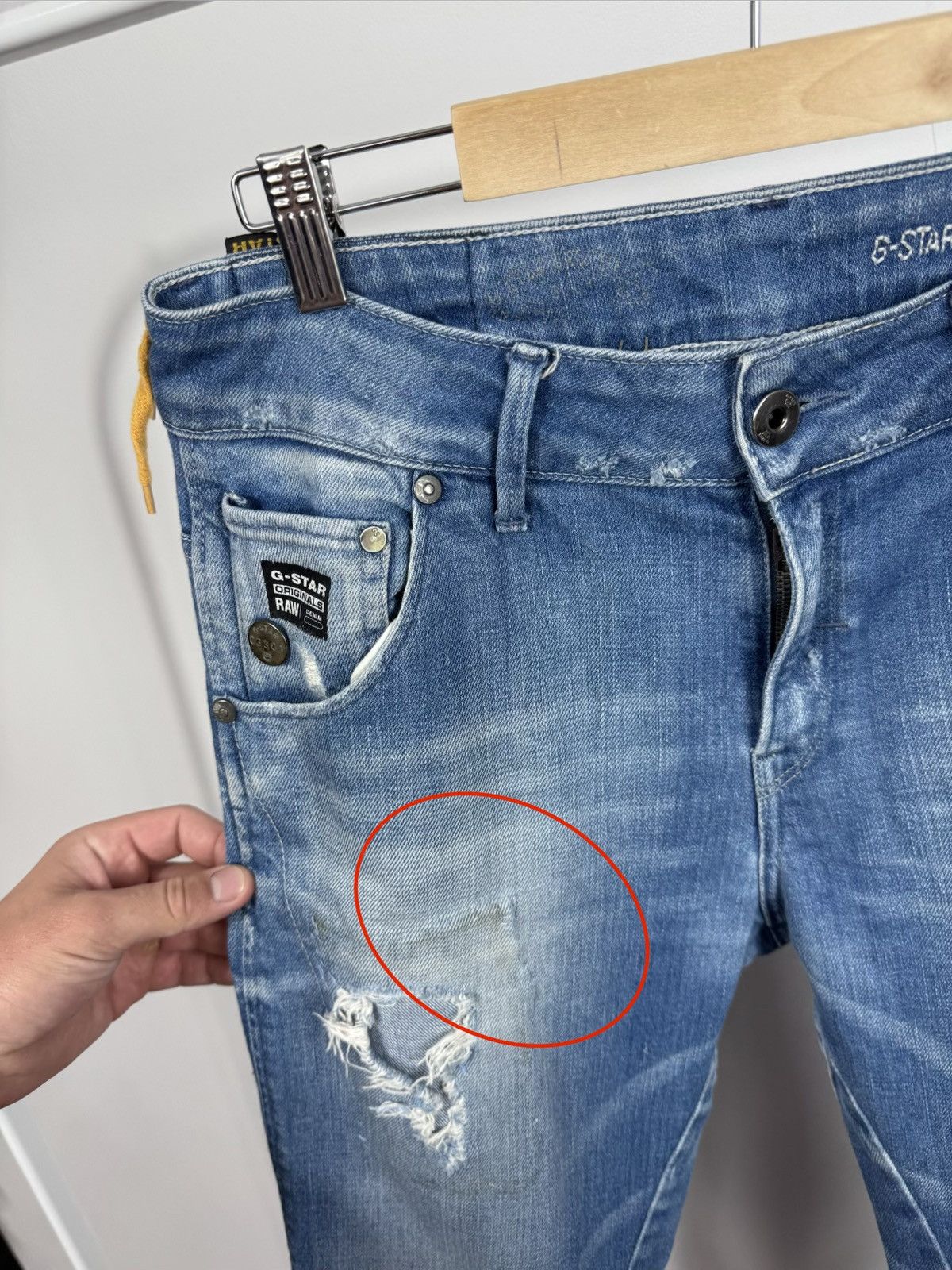 G-Star G-Star RAW Arc 3D Loose Tapered Jeans Fade Denim W32 Size US 32 / EU 48 - 11 Thumbnail